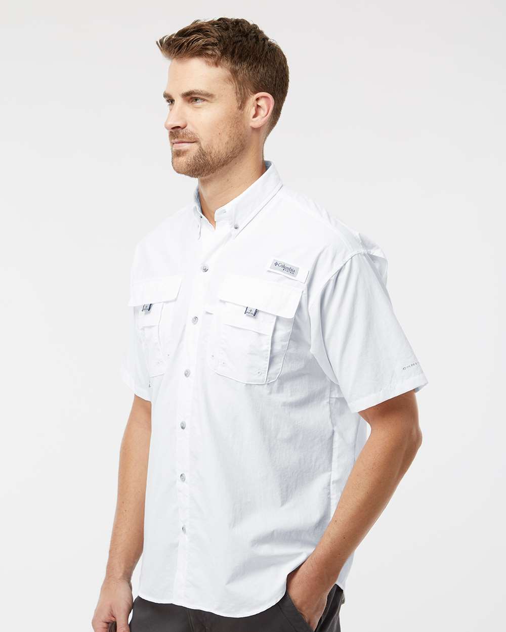 OHS Men's Columbia Bahama™ II Button Up Short Sleeve - FEDS Apparel