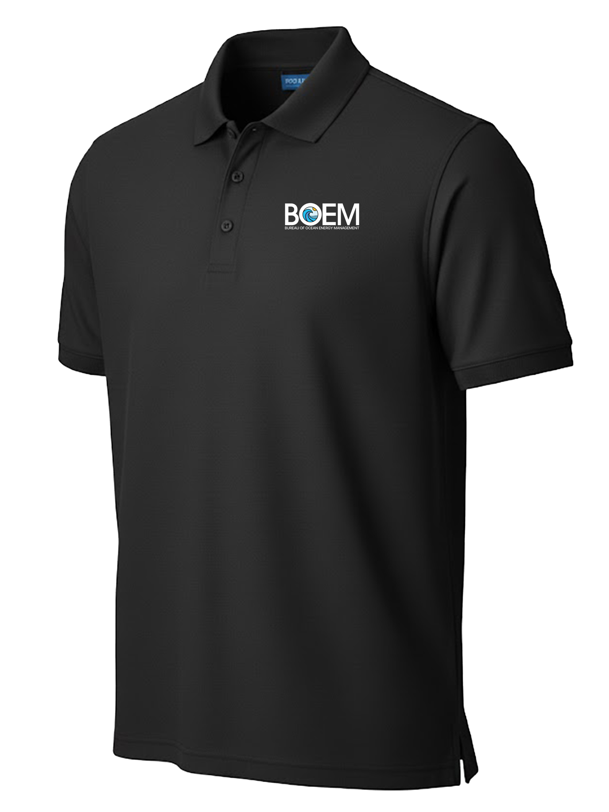 Bureau of Ocean Energy Management (BOEM) Men's Polo Black government employee uniform shirt