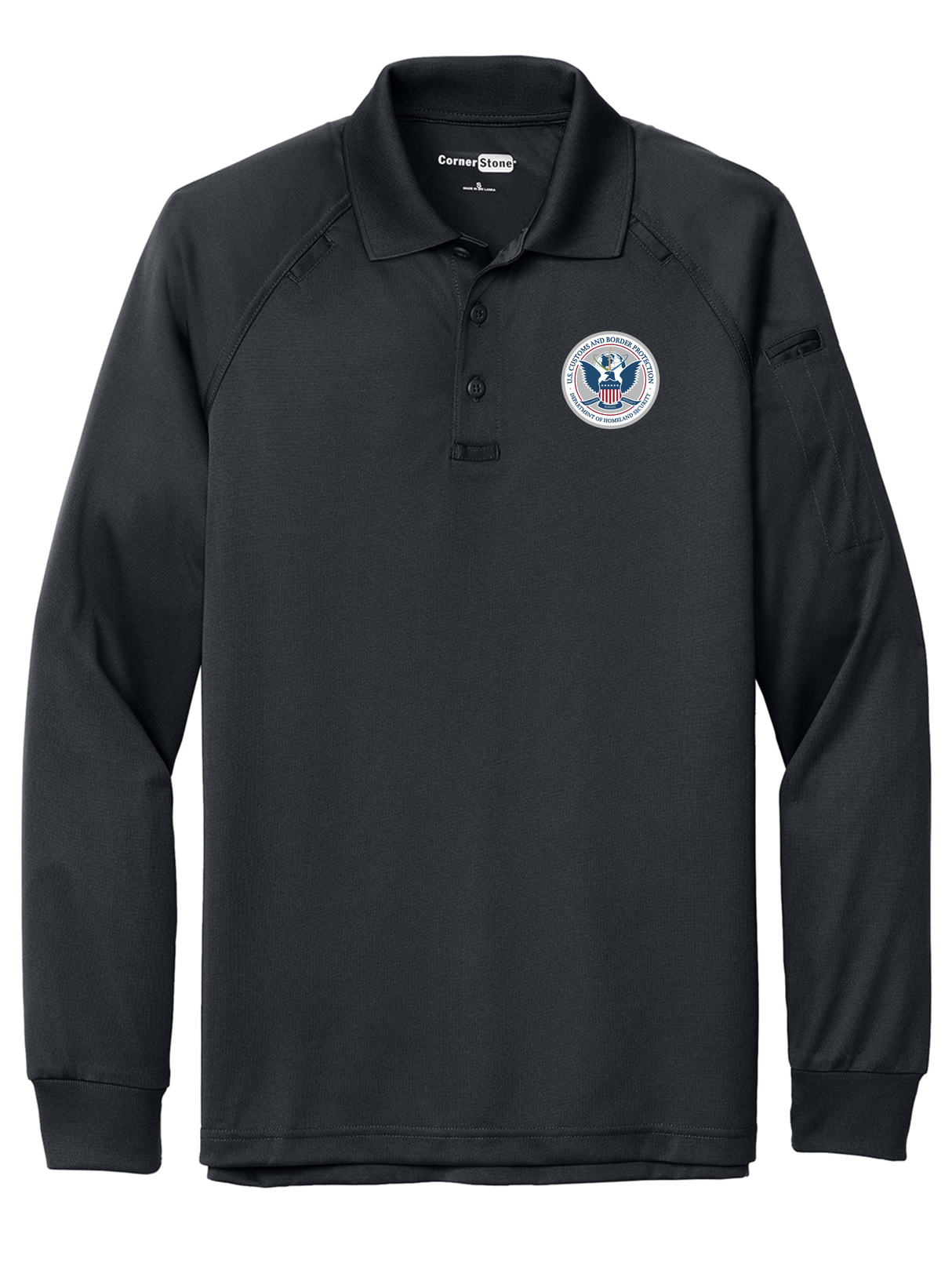 CBP Men's Tactical Long Sleeve Polo