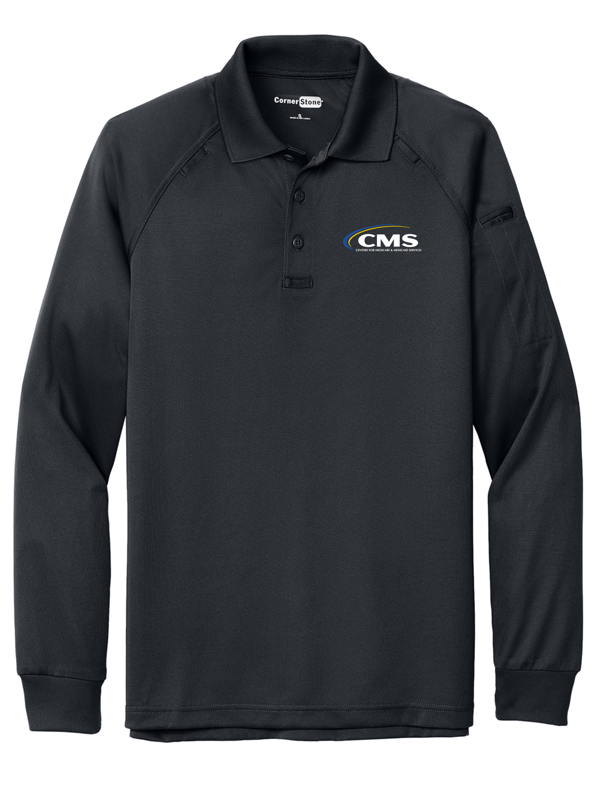 CMS Men's Tactical Long Sleeve Polo