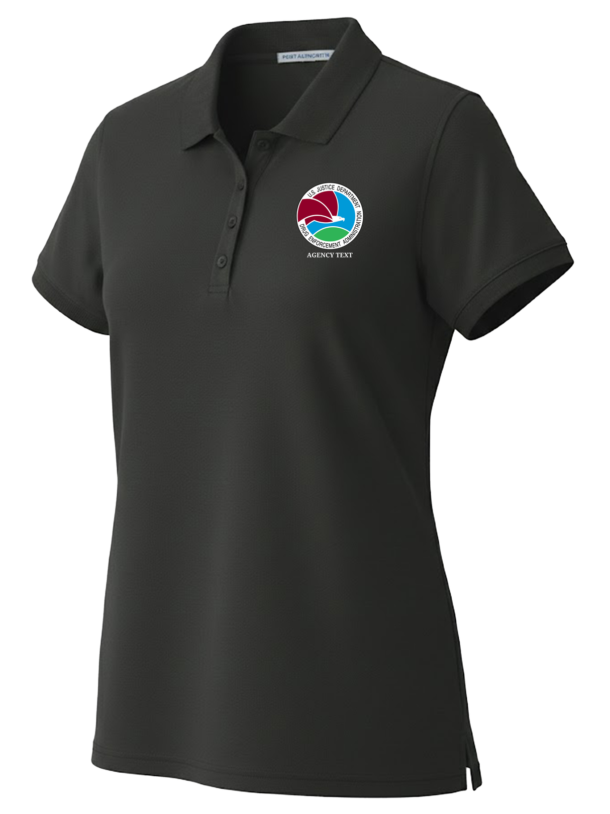 Drug Enforcement Administration (DEA) Women's Polo Black government employee uniform shirt