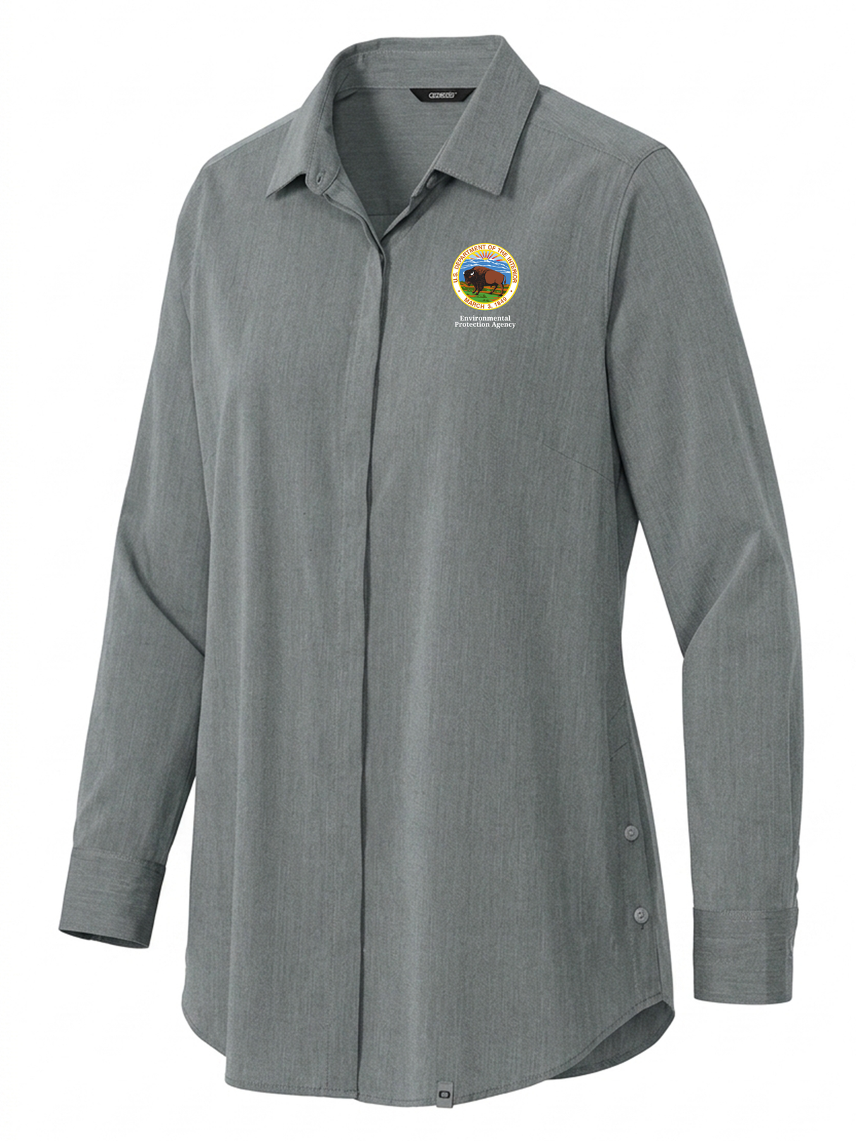 Environmental Protection Agency (EPA) Women's Commuter Shirt Slate Gray government employee uniform shirt