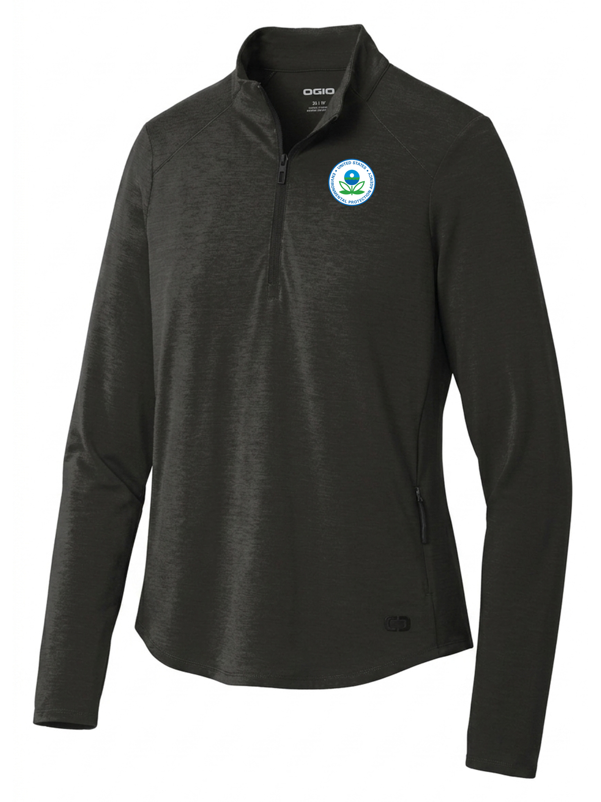 Environmental Protection Agency (EPA) Women's Motion 1/4 Zip Black government employee uniform shirt
