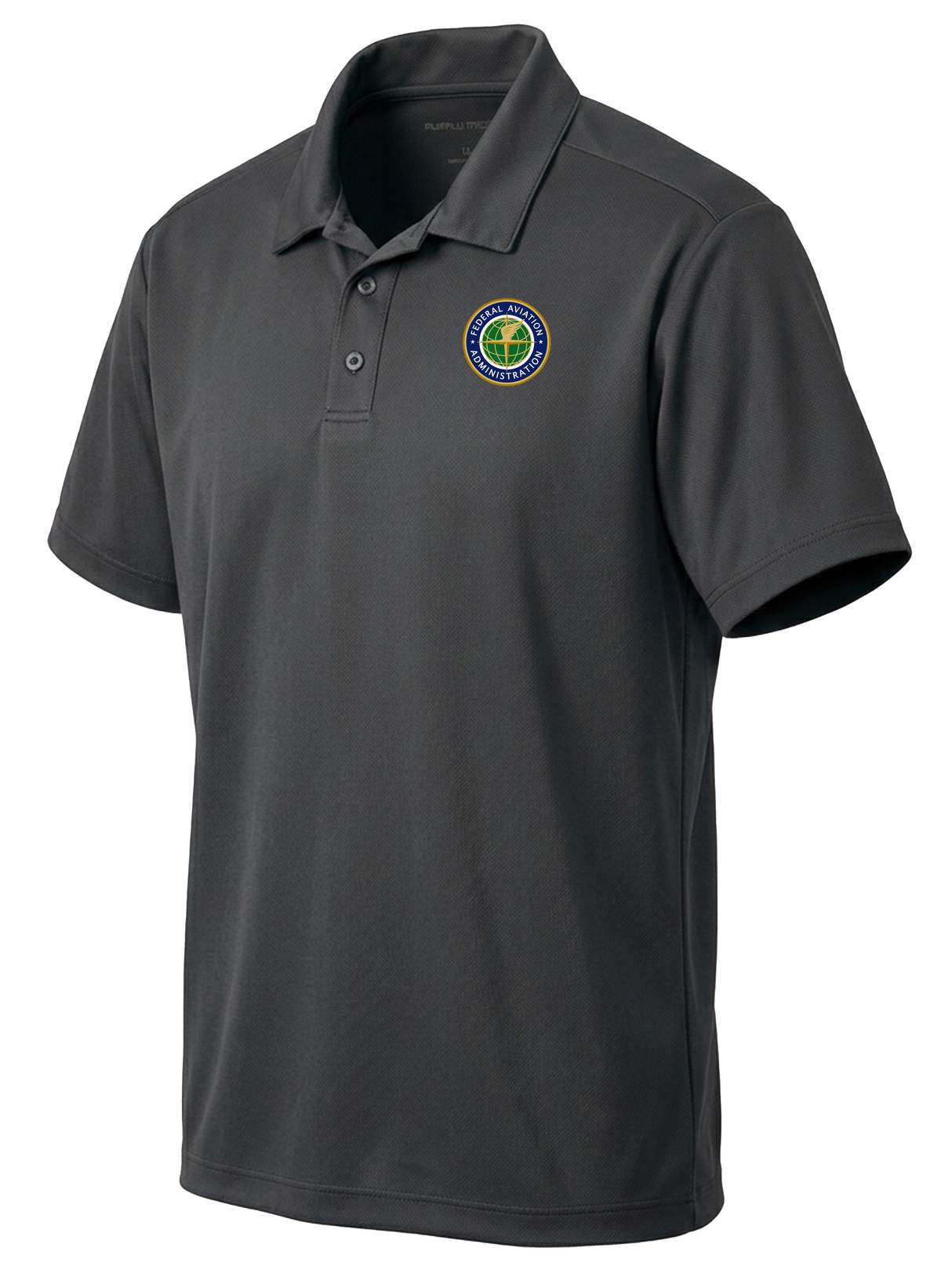 Federal Aviation Administration (FAA) Men's Dri Fit Polo Slate Gray government employee uniform shirt