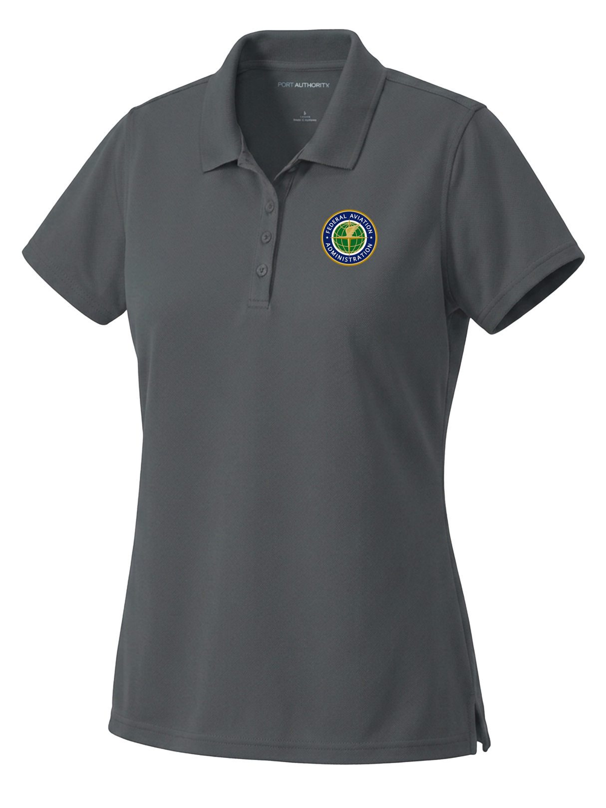 Federal Aviation Administration (FAA) Women's Dri Fit Polo Slate Gray government employee uniform shirt