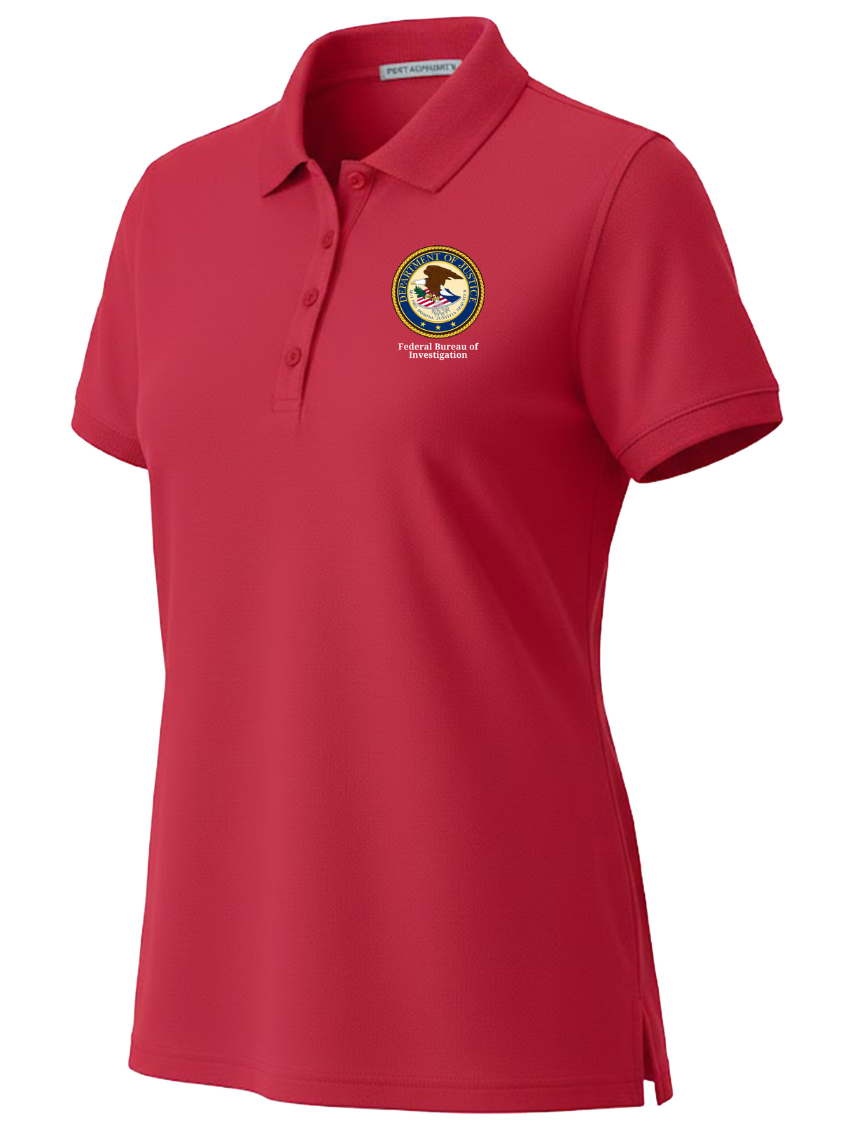 Federal Bureau of Investigation (FBI) Women's Polo Red government employee uniform shirt