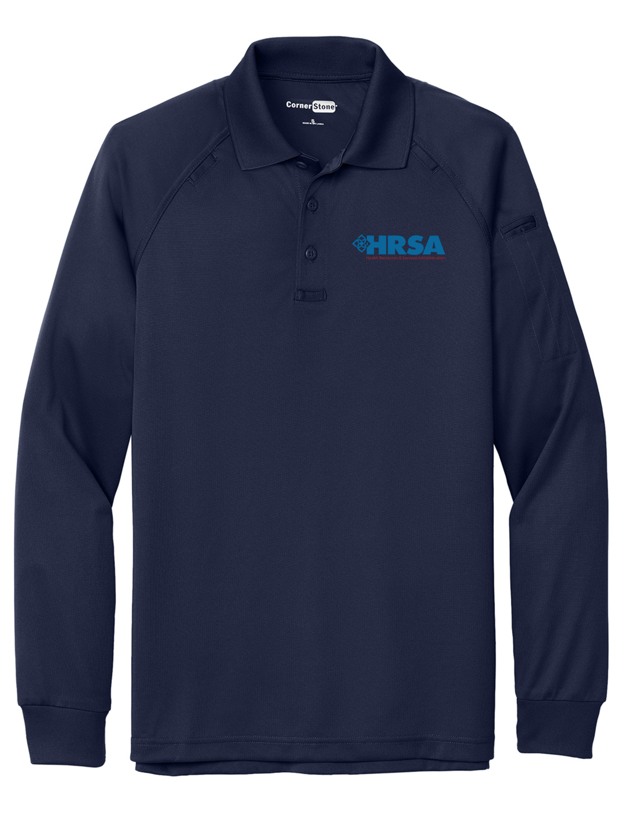 HRSA Men's Tactical Long Sleeve Polo