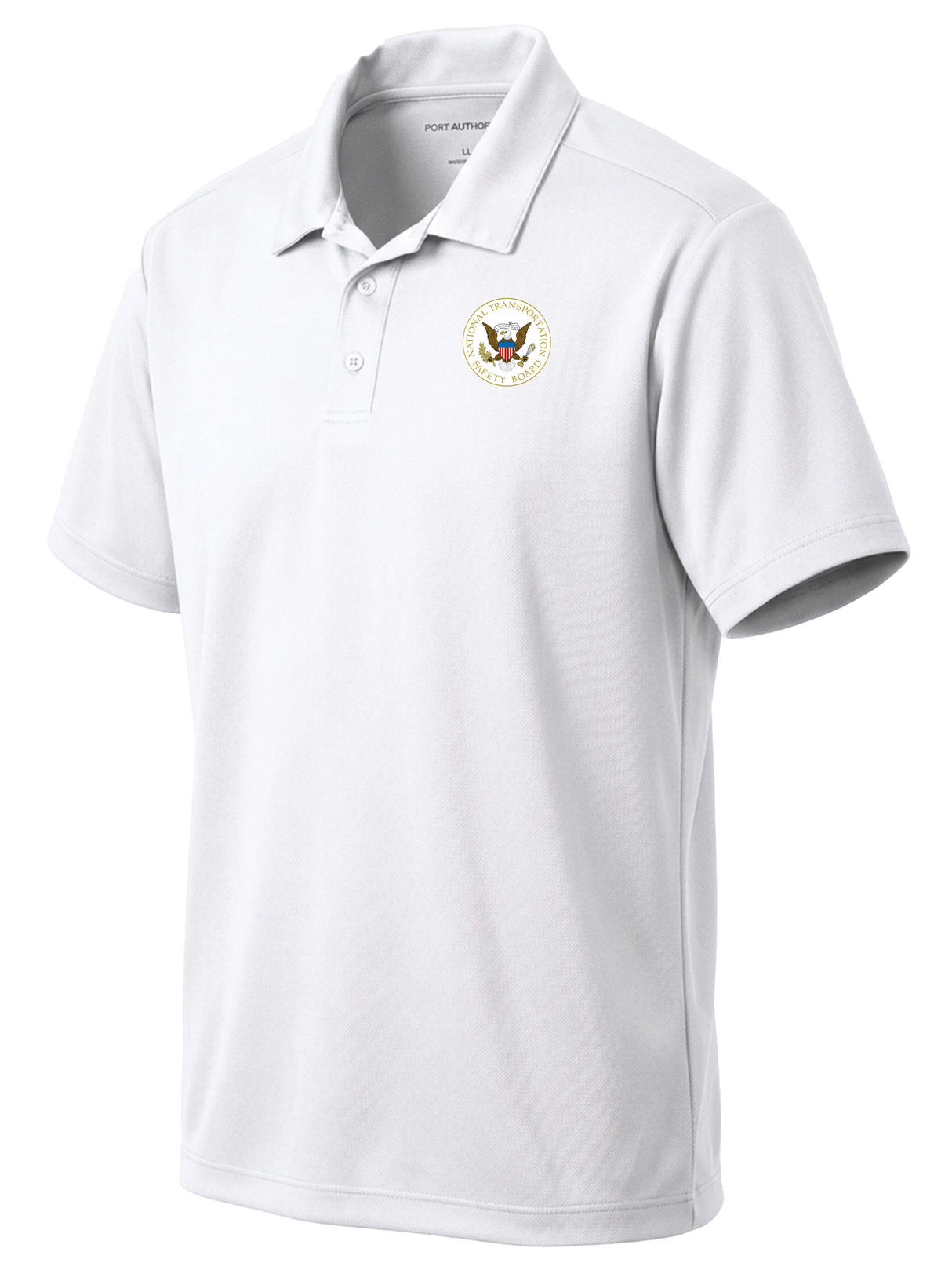 National Transportation Safety Board (NTSB) Men's Dri Fit Polo White government employee uniform shirt
