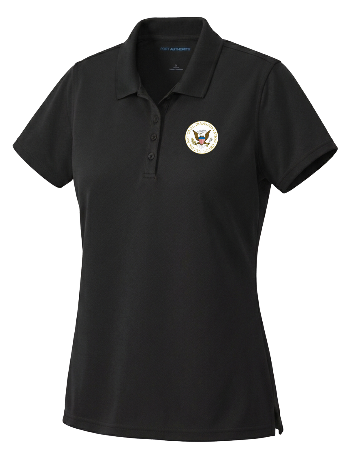 National Transportation Safety Board (NTSB) Women's Dri Fit Polo Black government employee uniform shirt