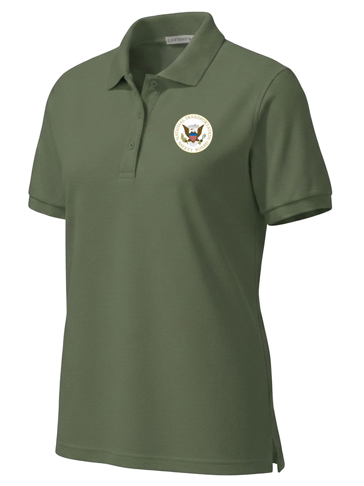 National Transportation Safety Board (NTSB) Women's Polo Drab Green government employee uniform shirt