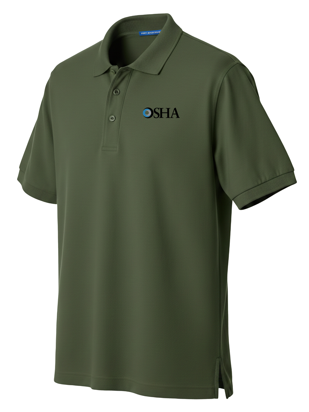 Occupational Safety and Health Administration (OSHA) Men's Polo Drab Green government employee uniform shirt