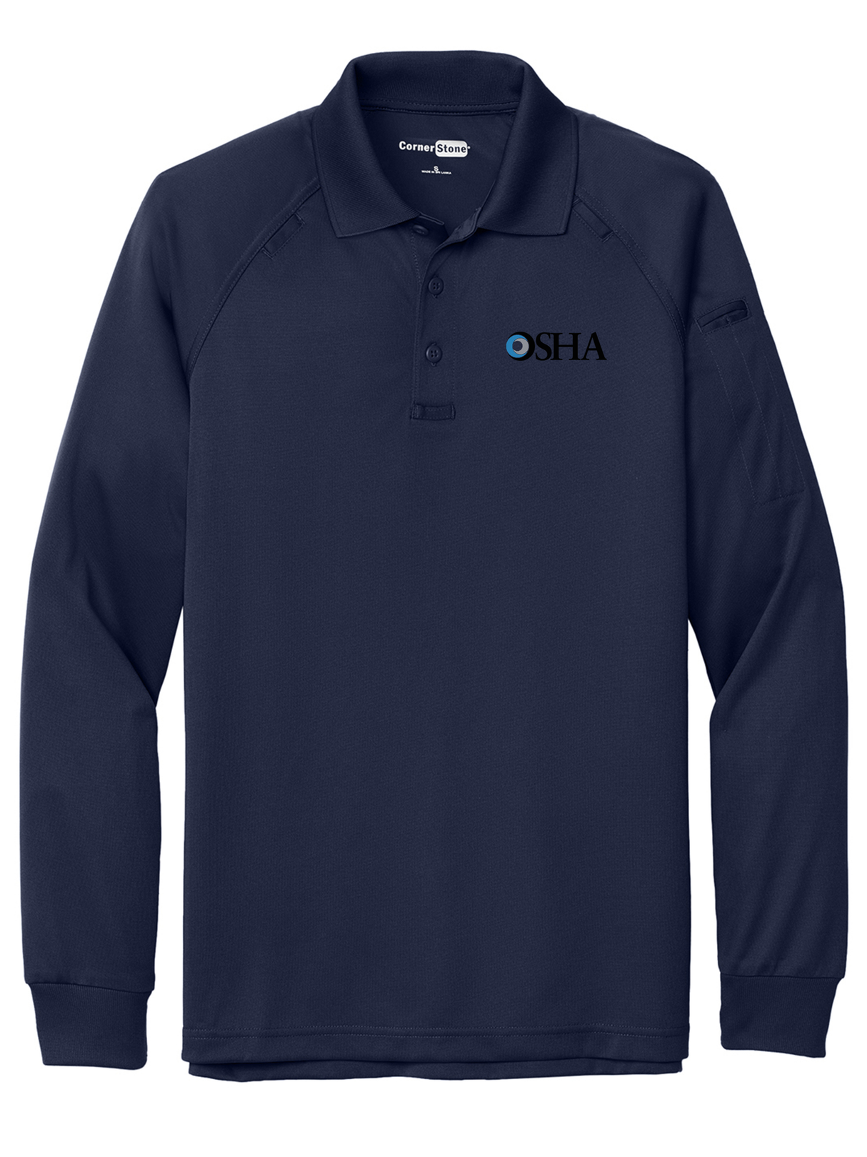 OSHA Men's Tactical Long Sleeve Polo
