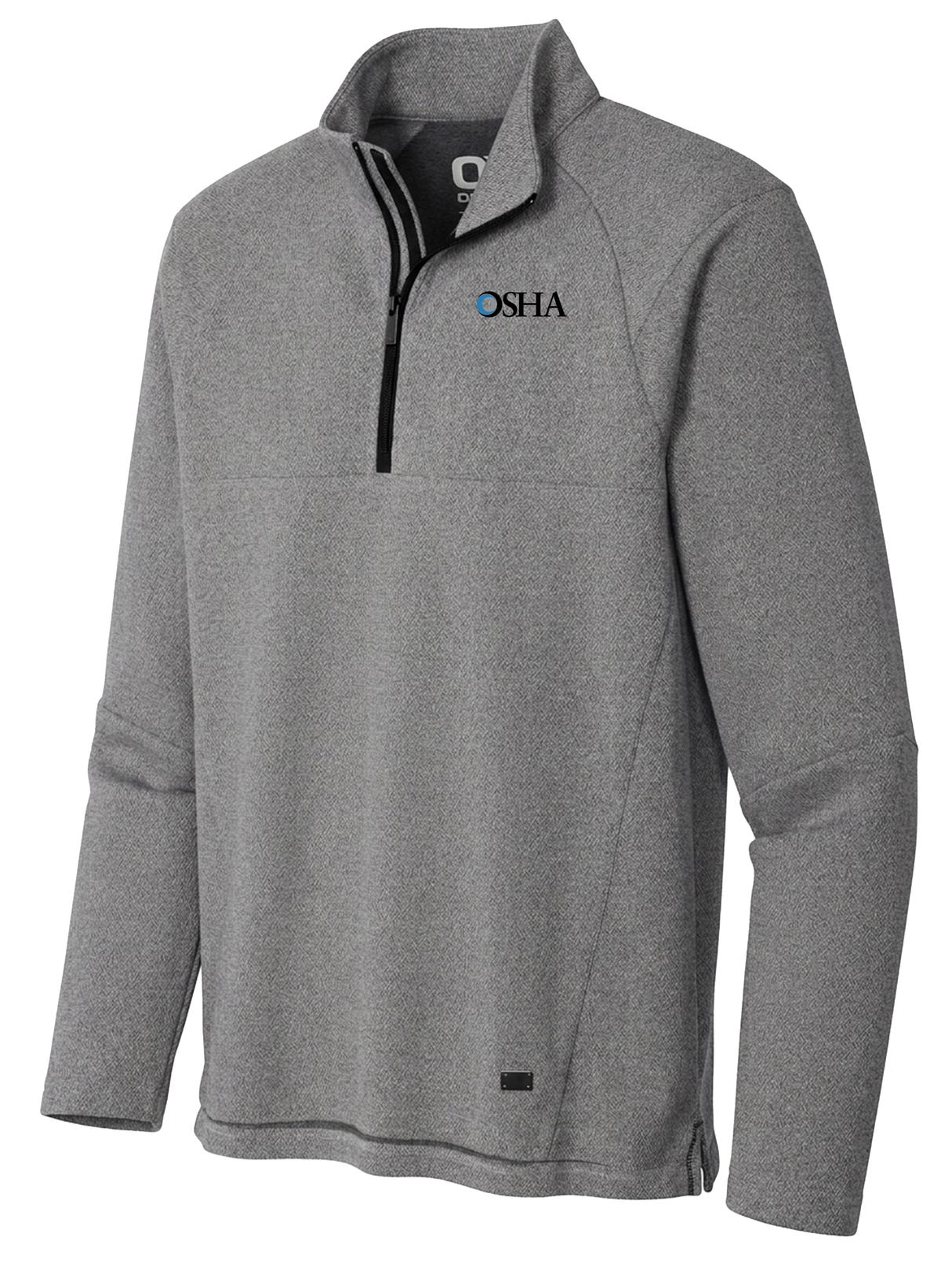 Occupational Safety and Health Administration (OSHA) Men's Transition Quarter Zip Light Gray government employee uniform shirt