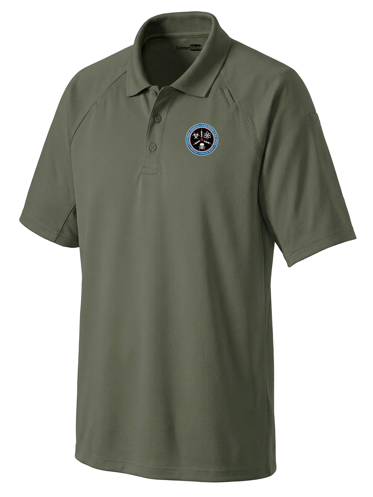 Countering Weapons of Mass Destruction Office (CWMD) Men's Tactical Polo Drab Green government employee uniform shirt