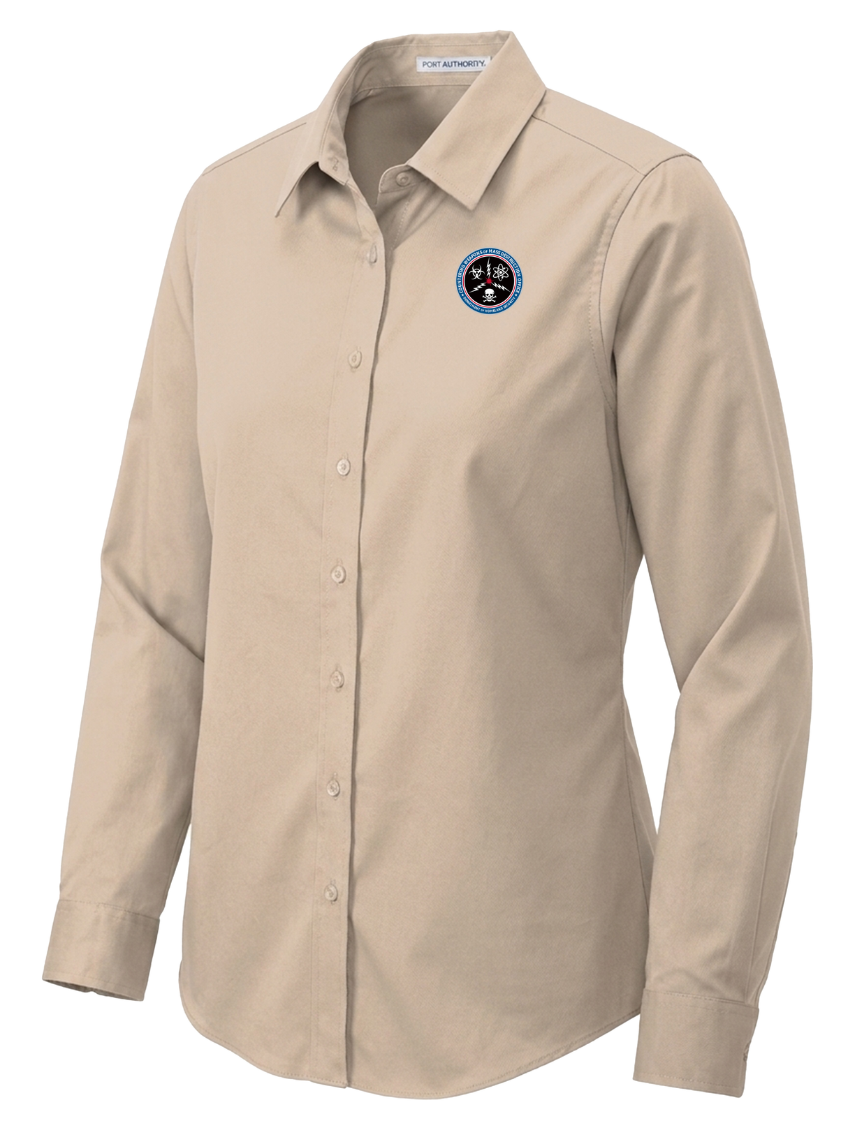 Countering Weapons of Mass Destruction Office (CWMD) Women's Button Up Khaki government employee uniform shirt