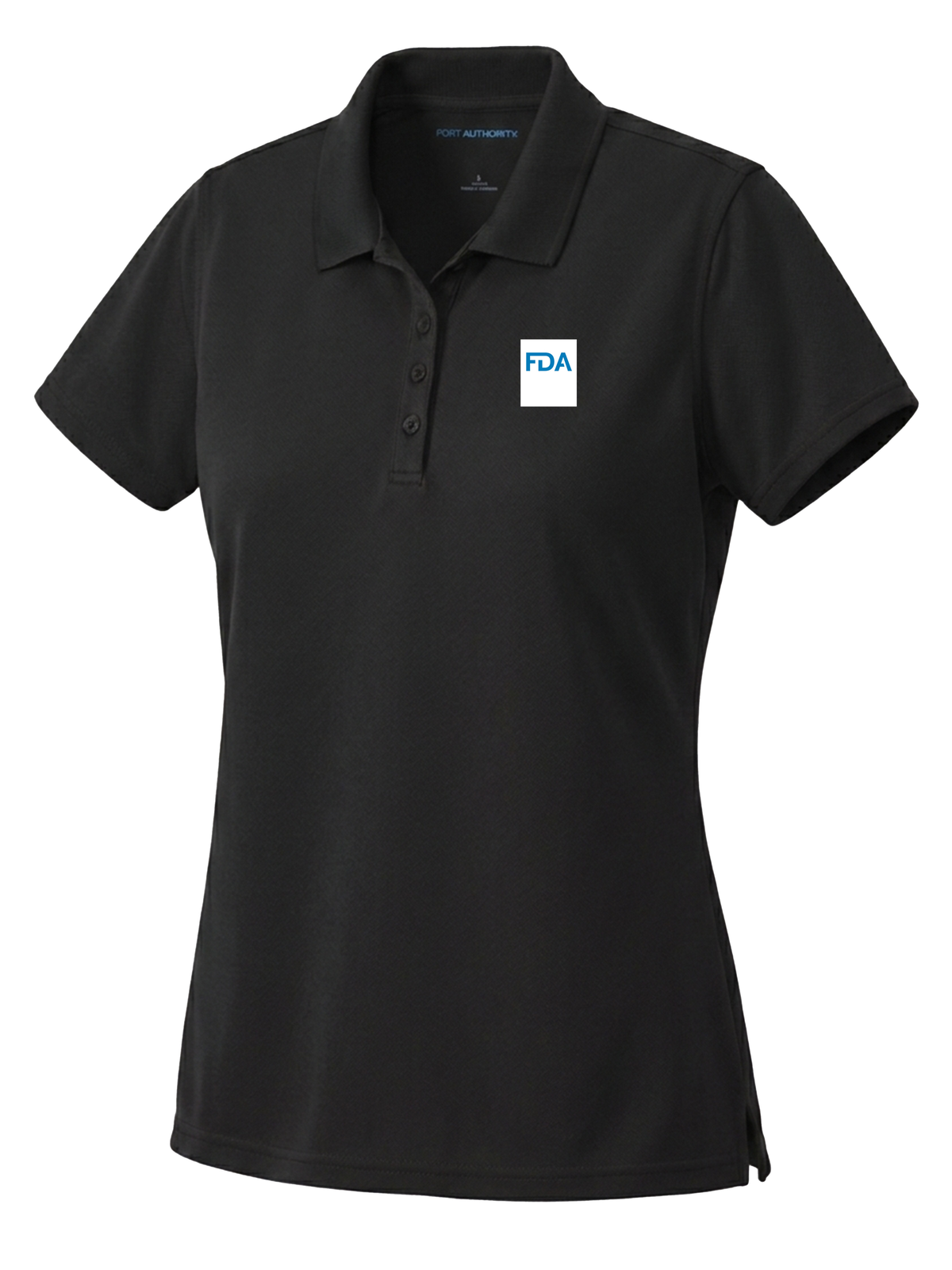 Food and Drug Administration (FDA) Women's Dri Fit Polo Black government employee uniform shirt