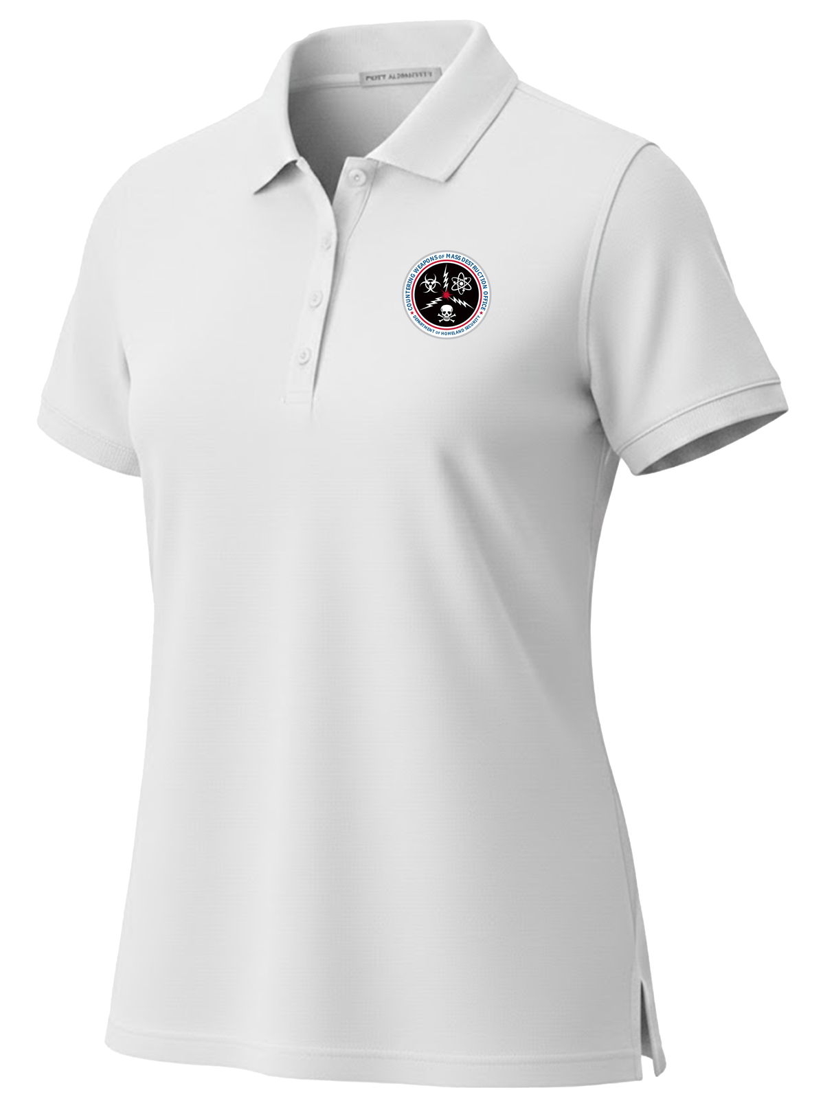 Countering Weapons of Mass Destruction Office (CWMD) Men's Long Sleeve Polo Slate Gray government employee uniform shirt