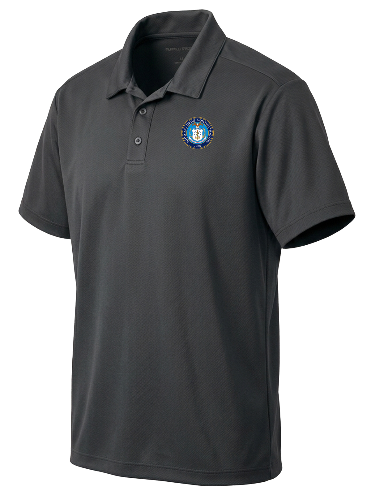 Food and Drug Administration (FDA) Men's Dri Fit Polo Slate Gray government employee uniform shirt