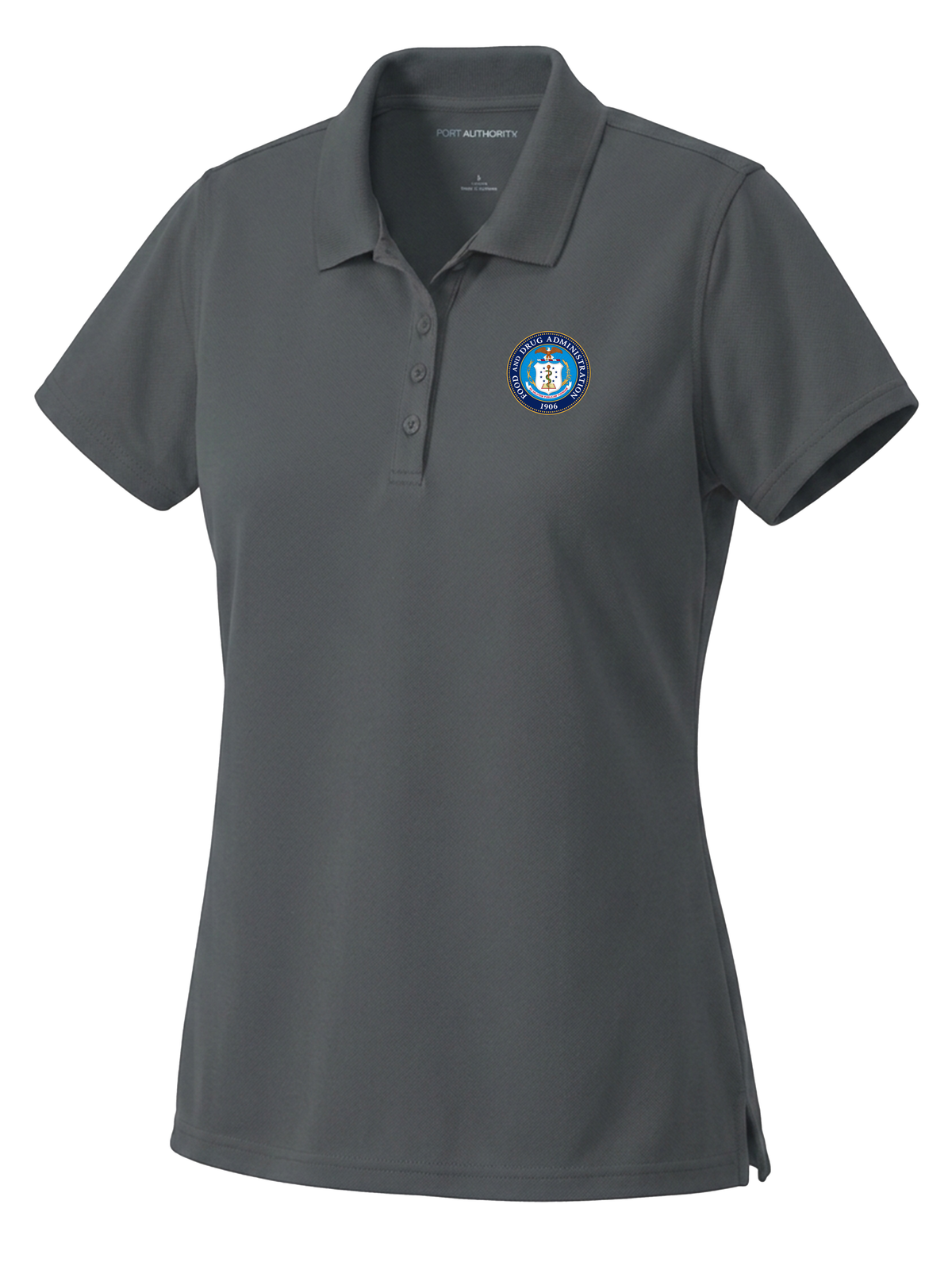 Food and Drug Administration (FDA) Women's Dri Fit Polo Slate Gray government employee uniform shirt