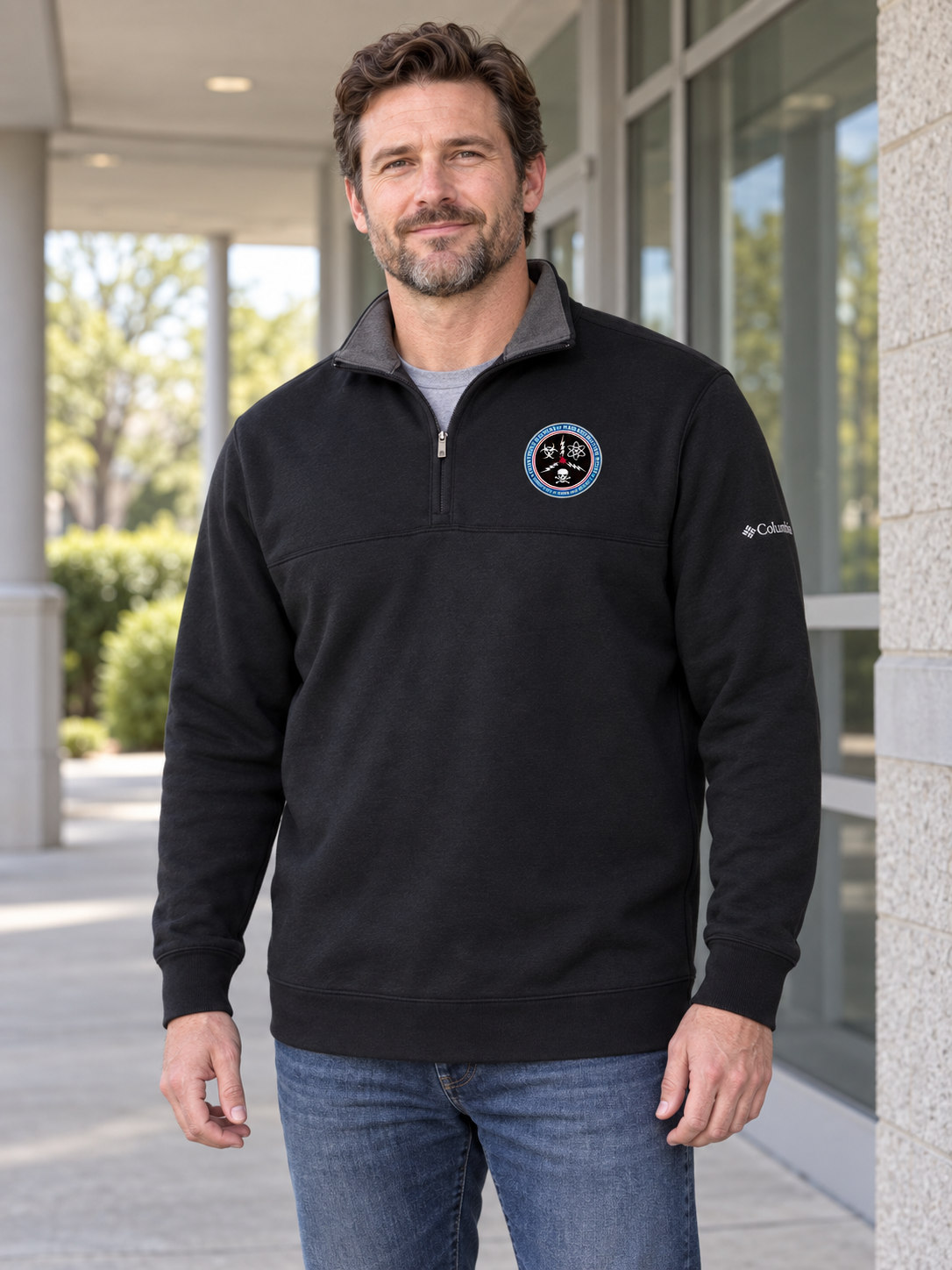 CWMD Men's Hart Mountain™ Fleece — Black lifestyle view