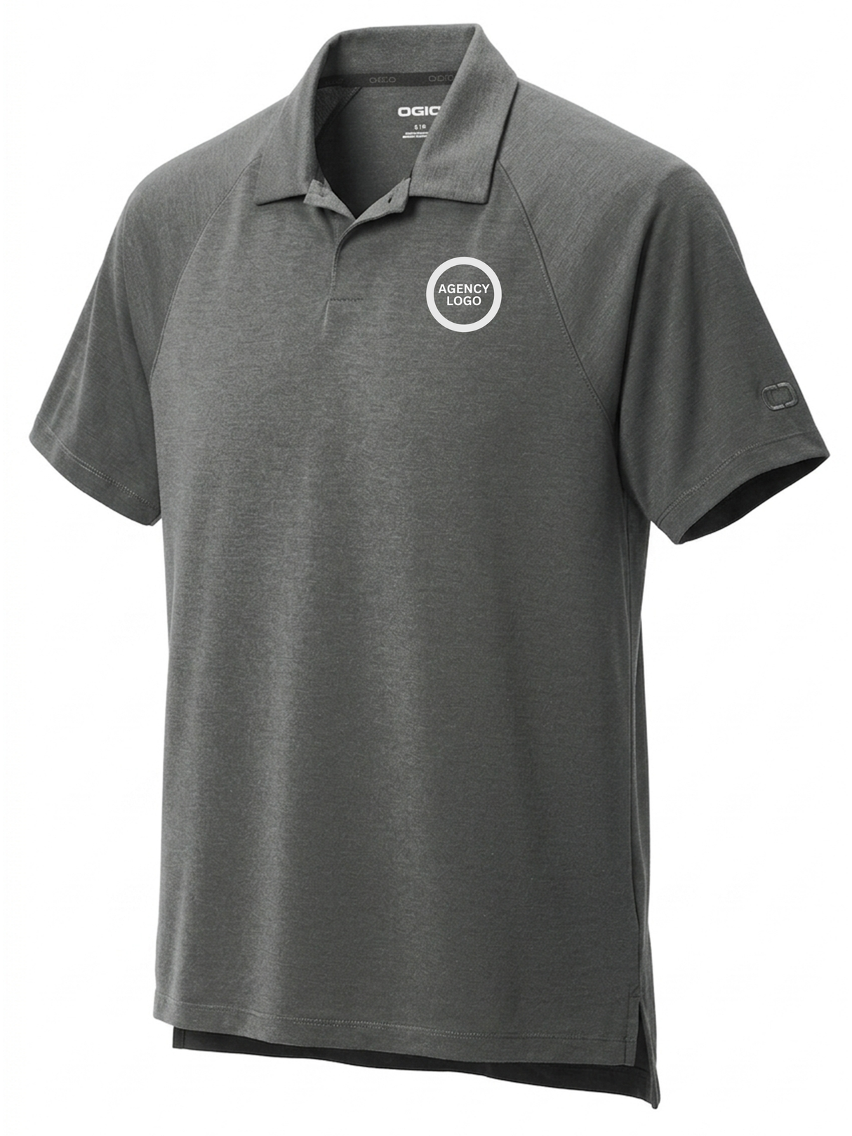 Agency Men's Polo Slate Gray government employee uniform shirt