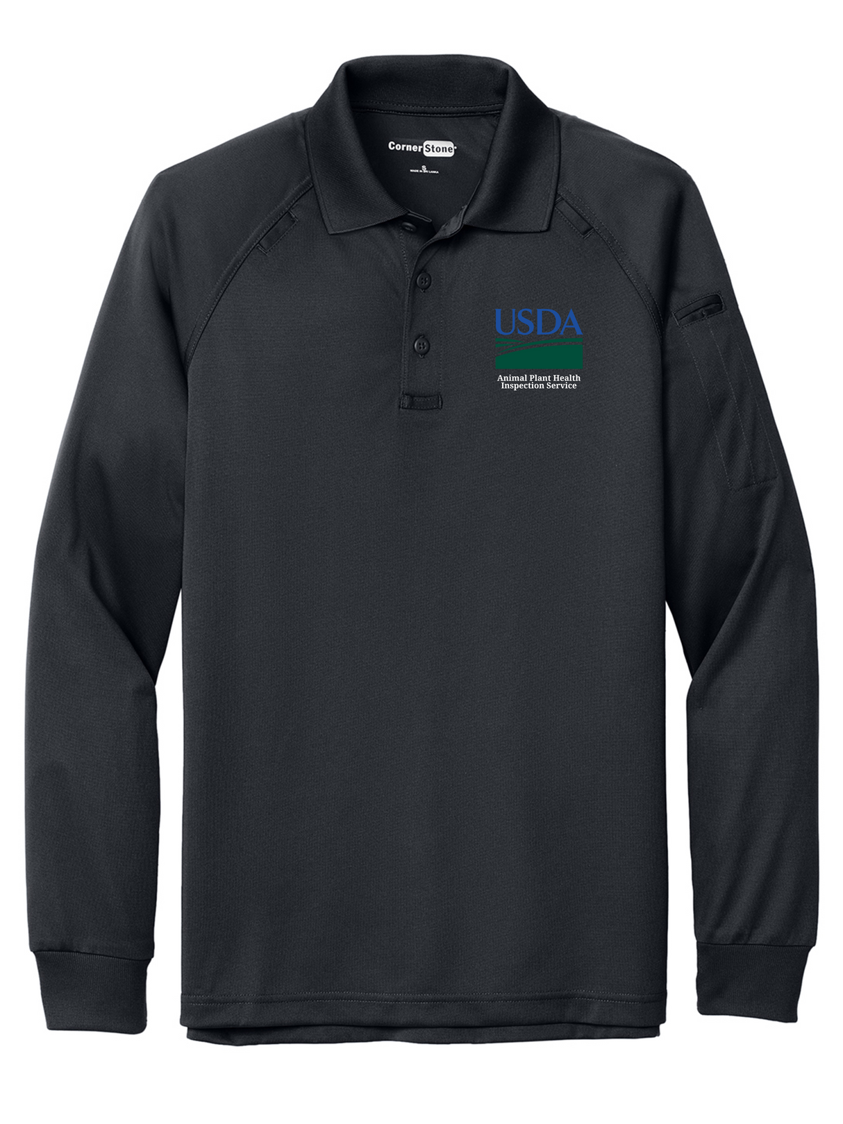 APHIS Men's Tactical Long Sleeve Polo