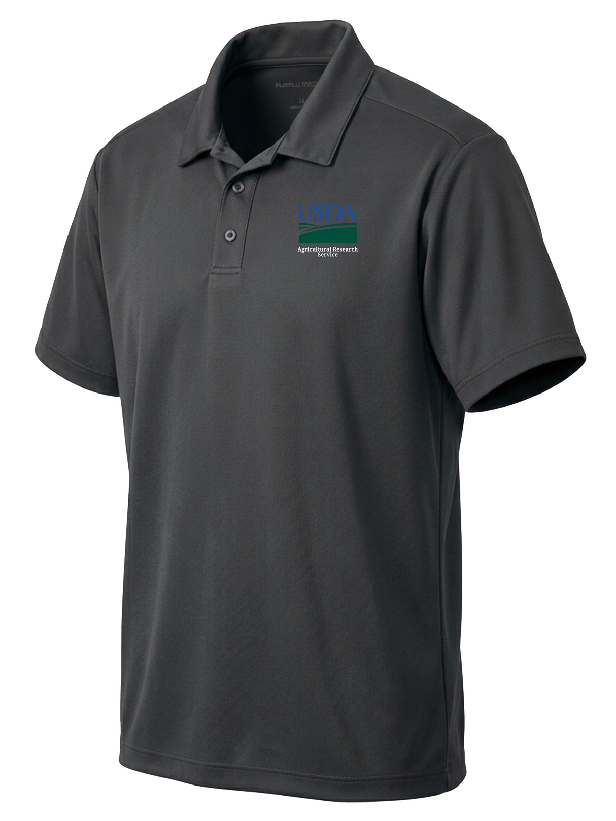 Agriculture Research Service (ARS) Men's Dri Fit Polo Slate Gray government employee uniform shirt
