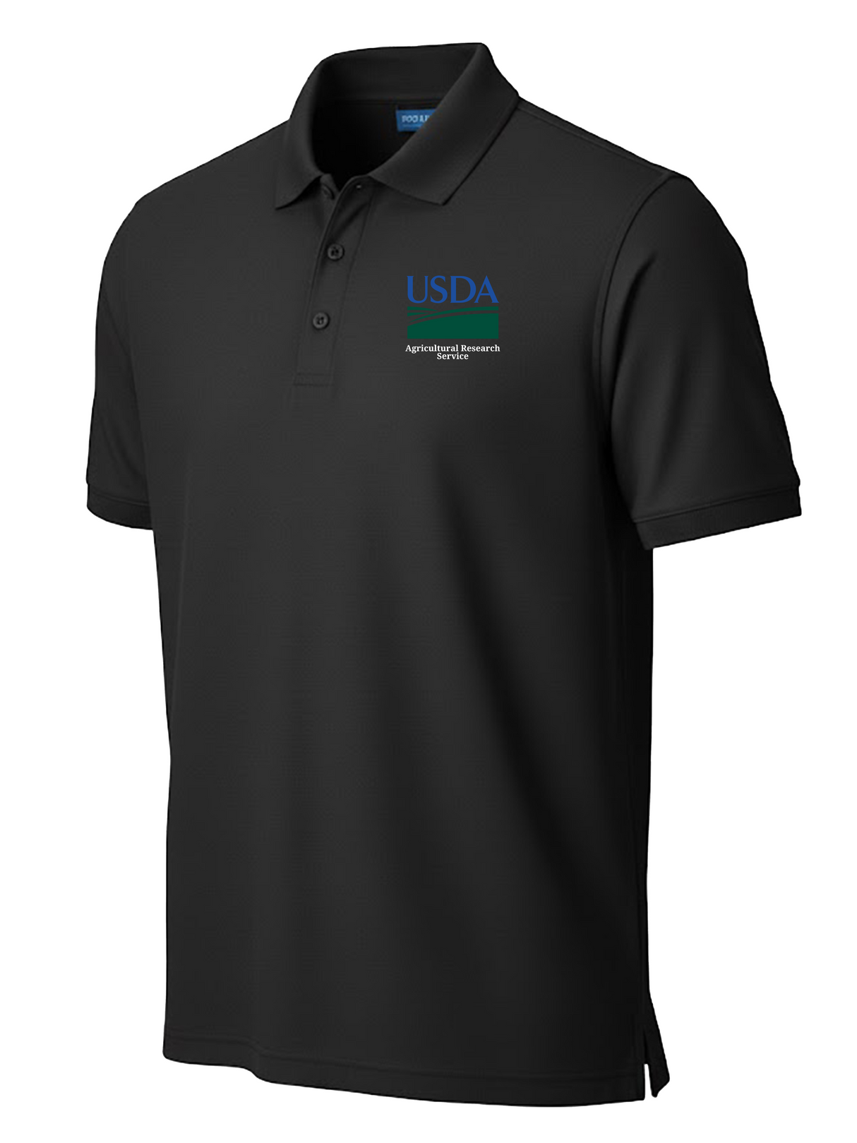 Agriculture Research Service (ARS) Men's Polo Black government employee uniform shirt