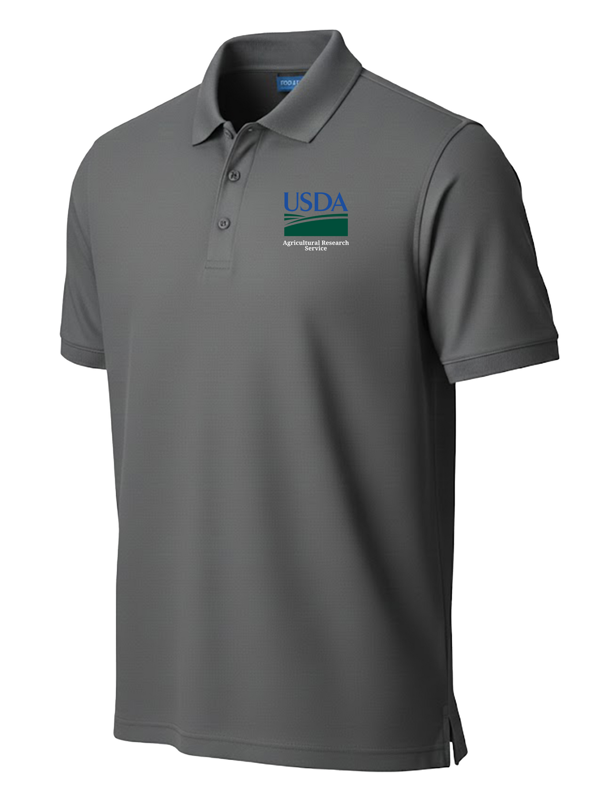 Agriculture Research Service (ARS) Men's Polo Slate Gray government employee uniform shirt