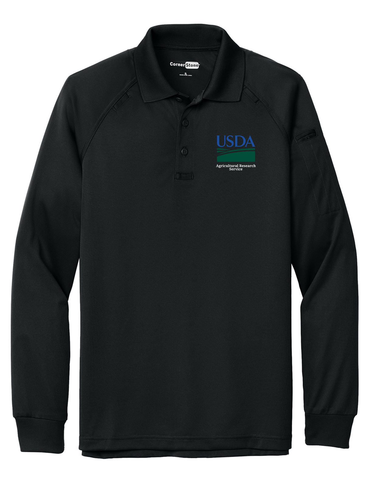 ARS Men's Tactical Long Sleeve Polo