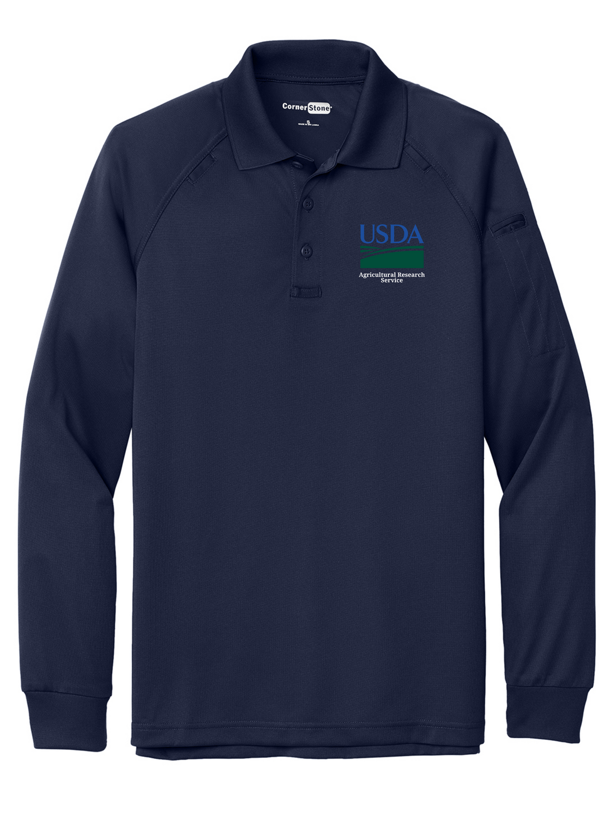 ARS Men's Tactical Long Sleeve Polo