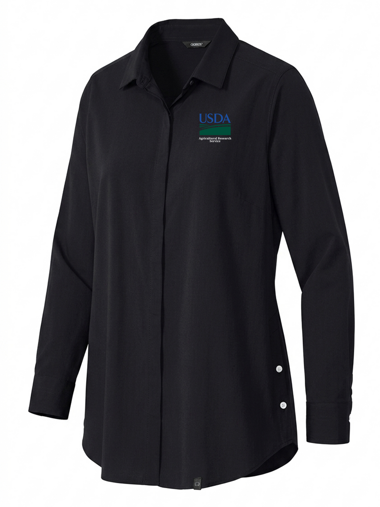 Agriculture Research Service (ARS) Women's Commuter Shirt Black government employee uniform shirt