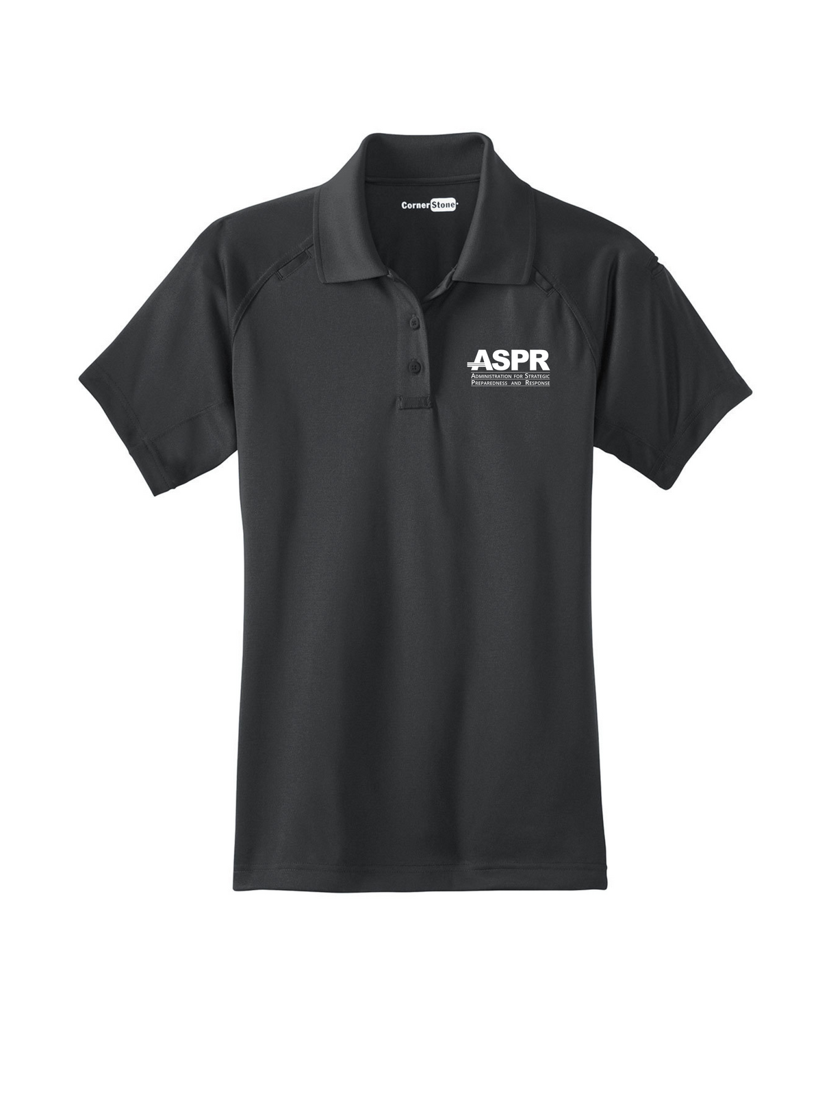 ASPR_Womens_Tactical_Short_Sleeve_Polo_-_Slate_Gray