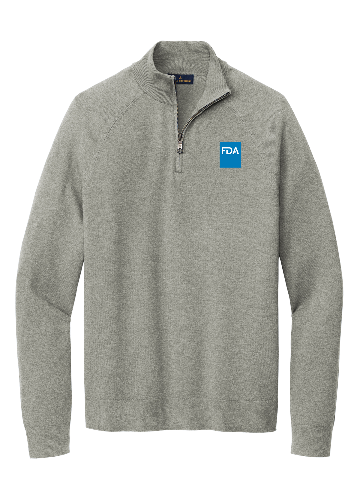 FDA Men's Cotton Quarter Zip