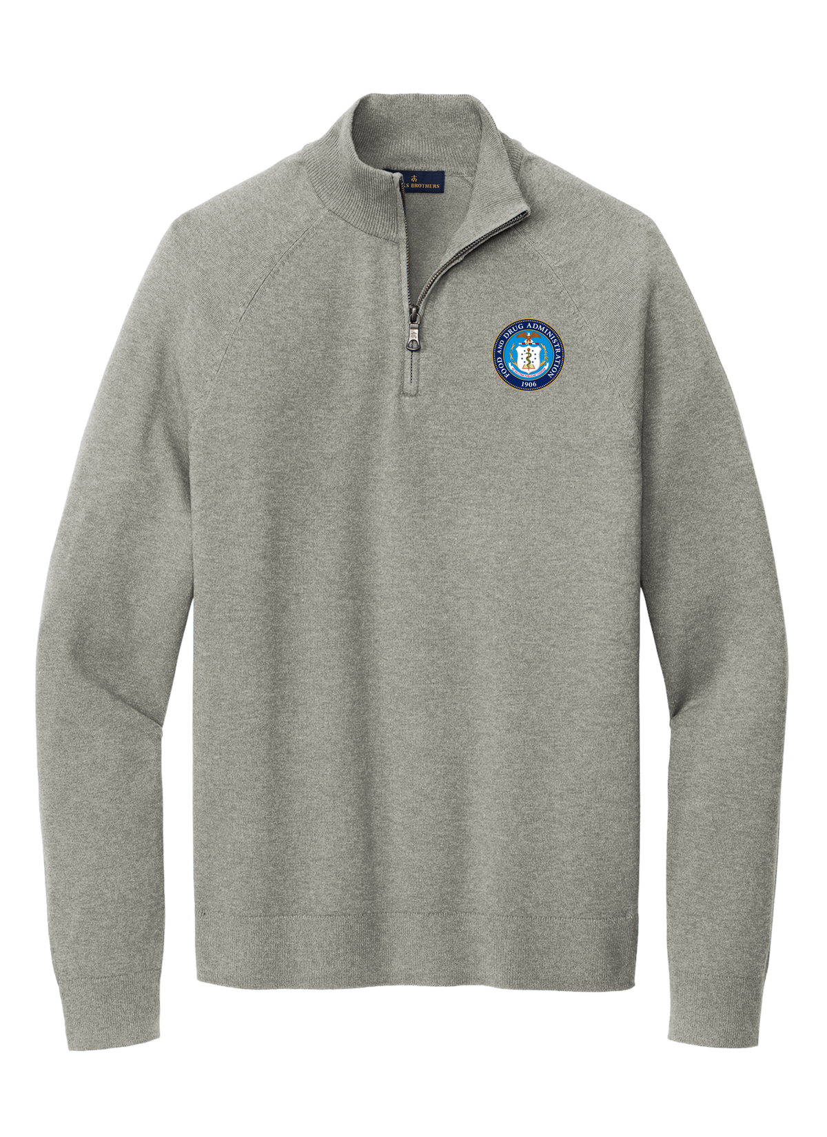 FDA Men's Cotton Quarter Zip