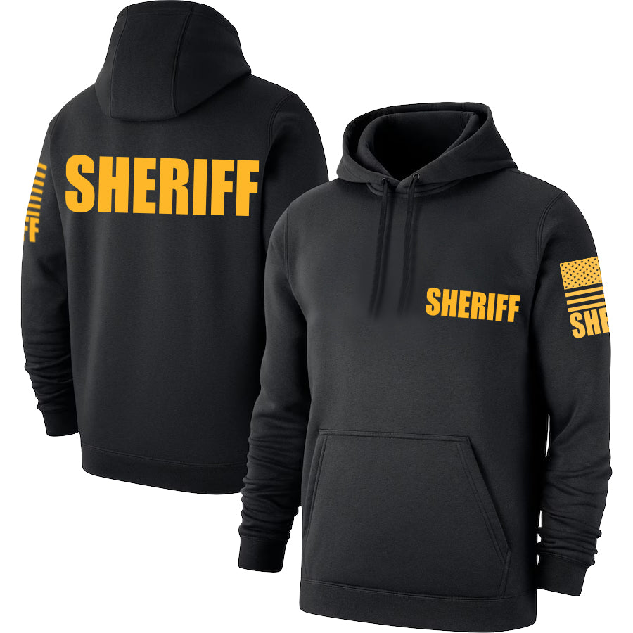 Black Sheriff Hoodie - Sheriff Hoodie (Golden-Yellow)