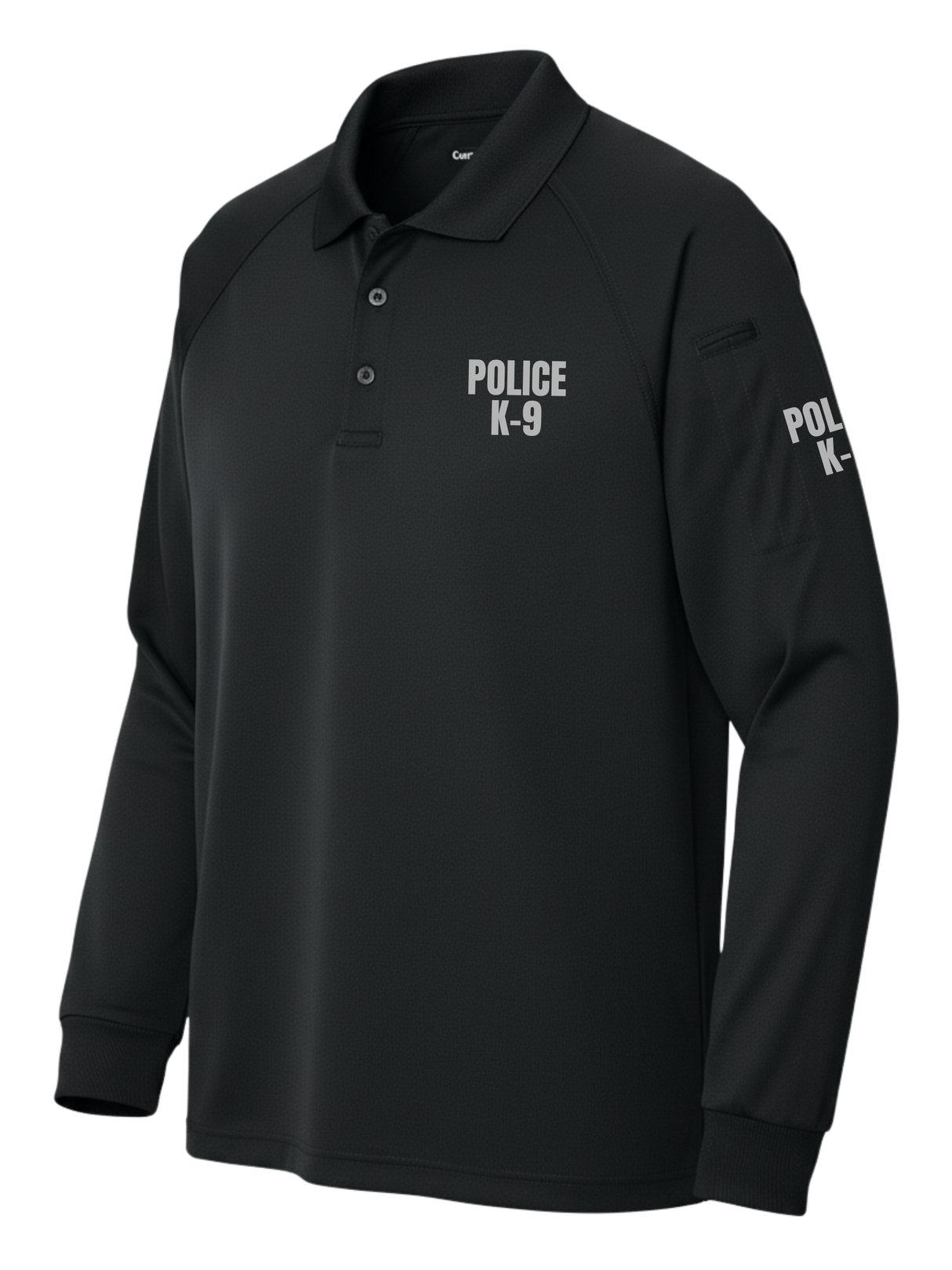 Black Tactical Long Sleeve - Police K-9 Men's Shirt (Gray)