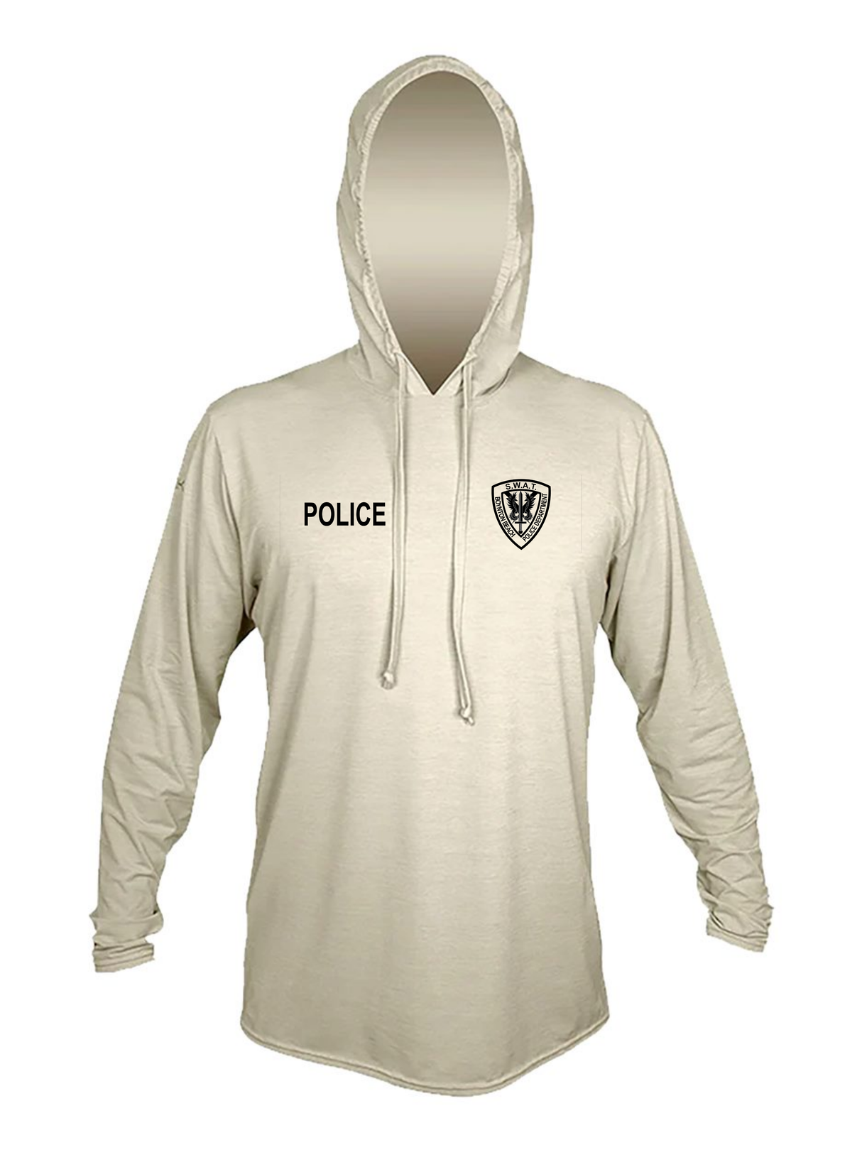 Boynton Beach SWAT Unit Hoodie Stone