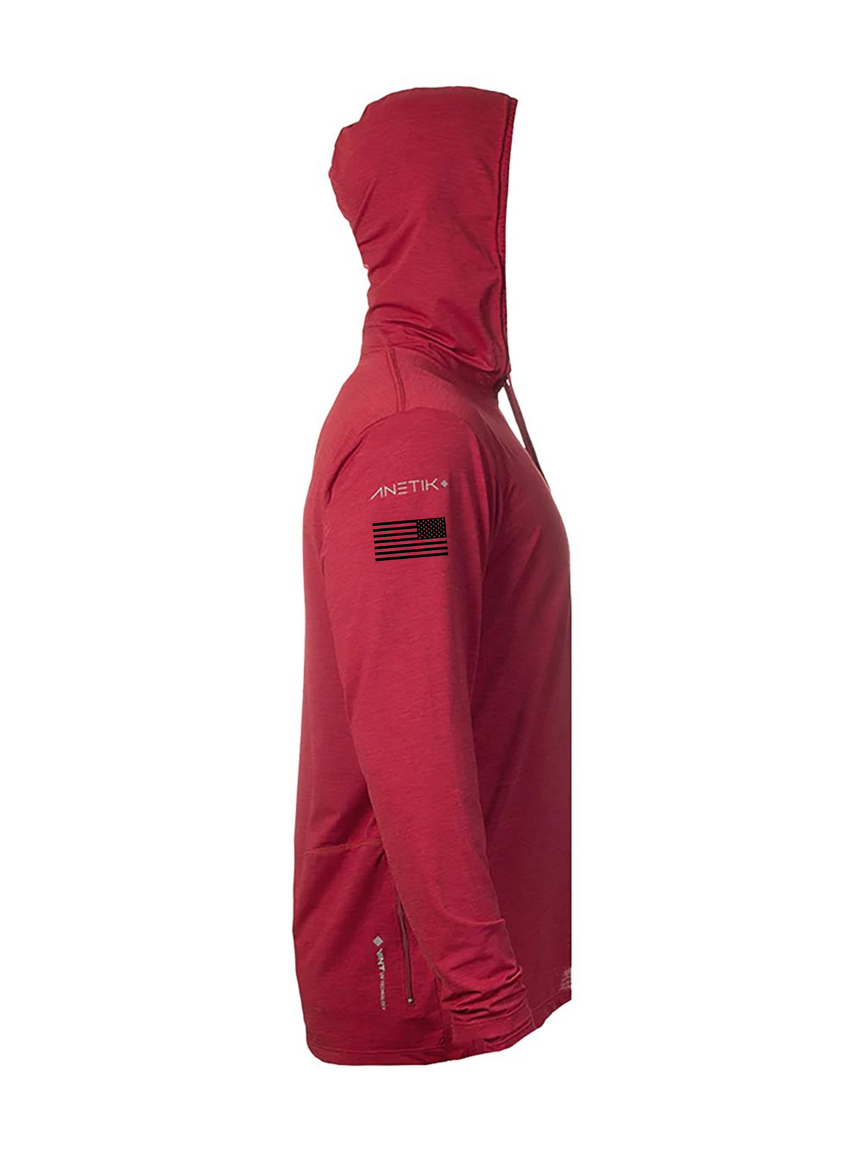 Broward Sheriff Office (BSO) QRF long sleeve anetik instructor red hoodie right