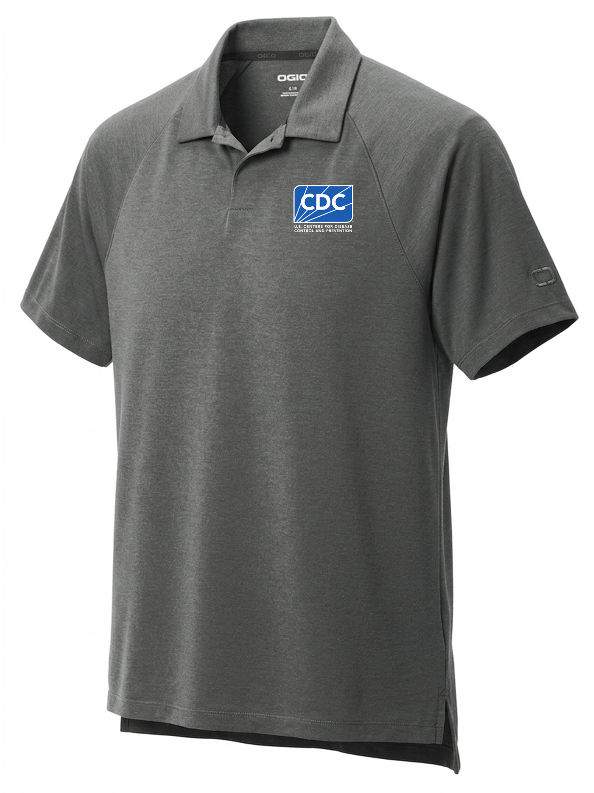 Centers for Disease Control and Prevention (CDC) Men's Polo Slate Gray government employee uniform shirt