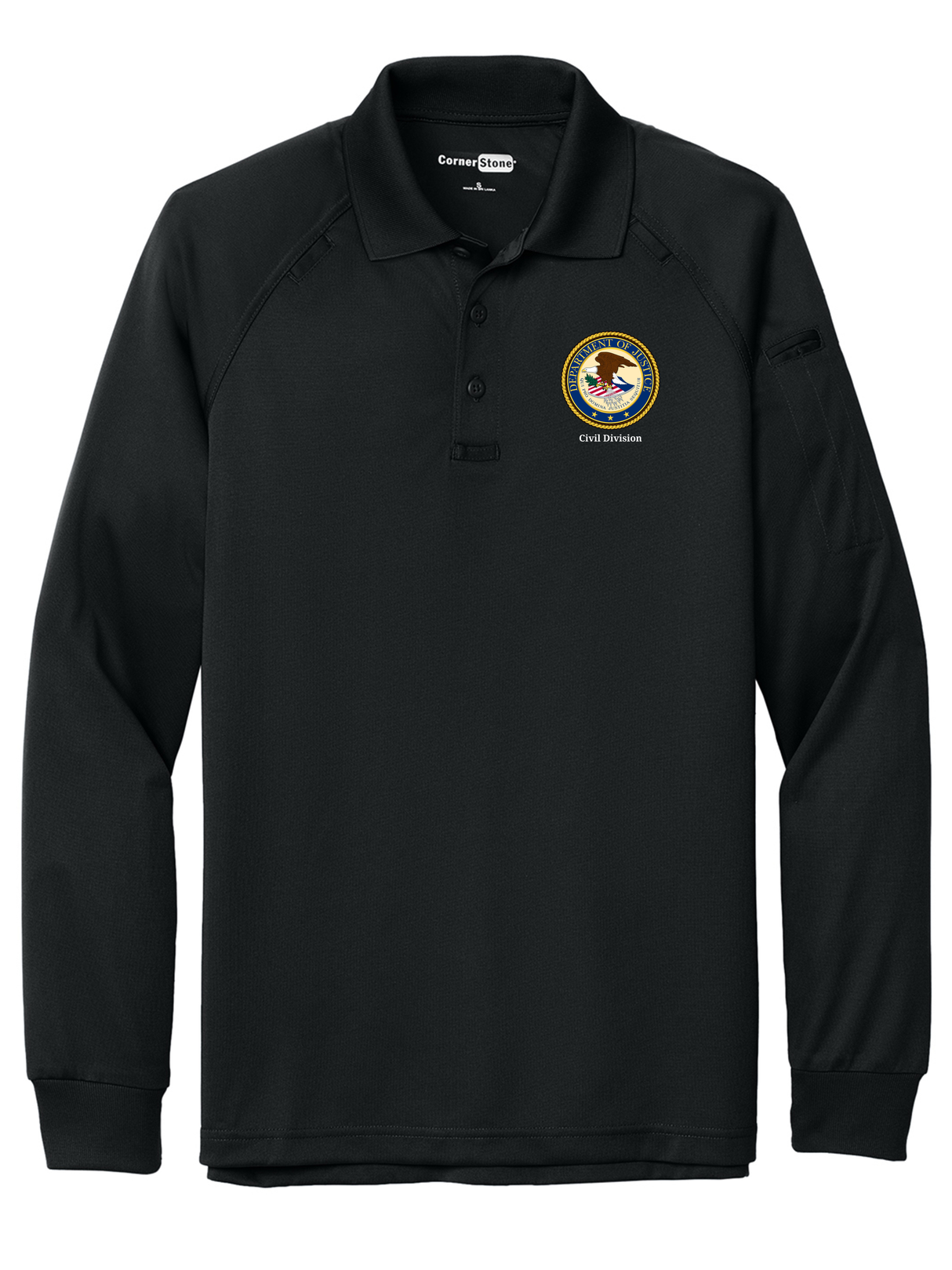 CIV Men's Tactical Long Sleeve Polo