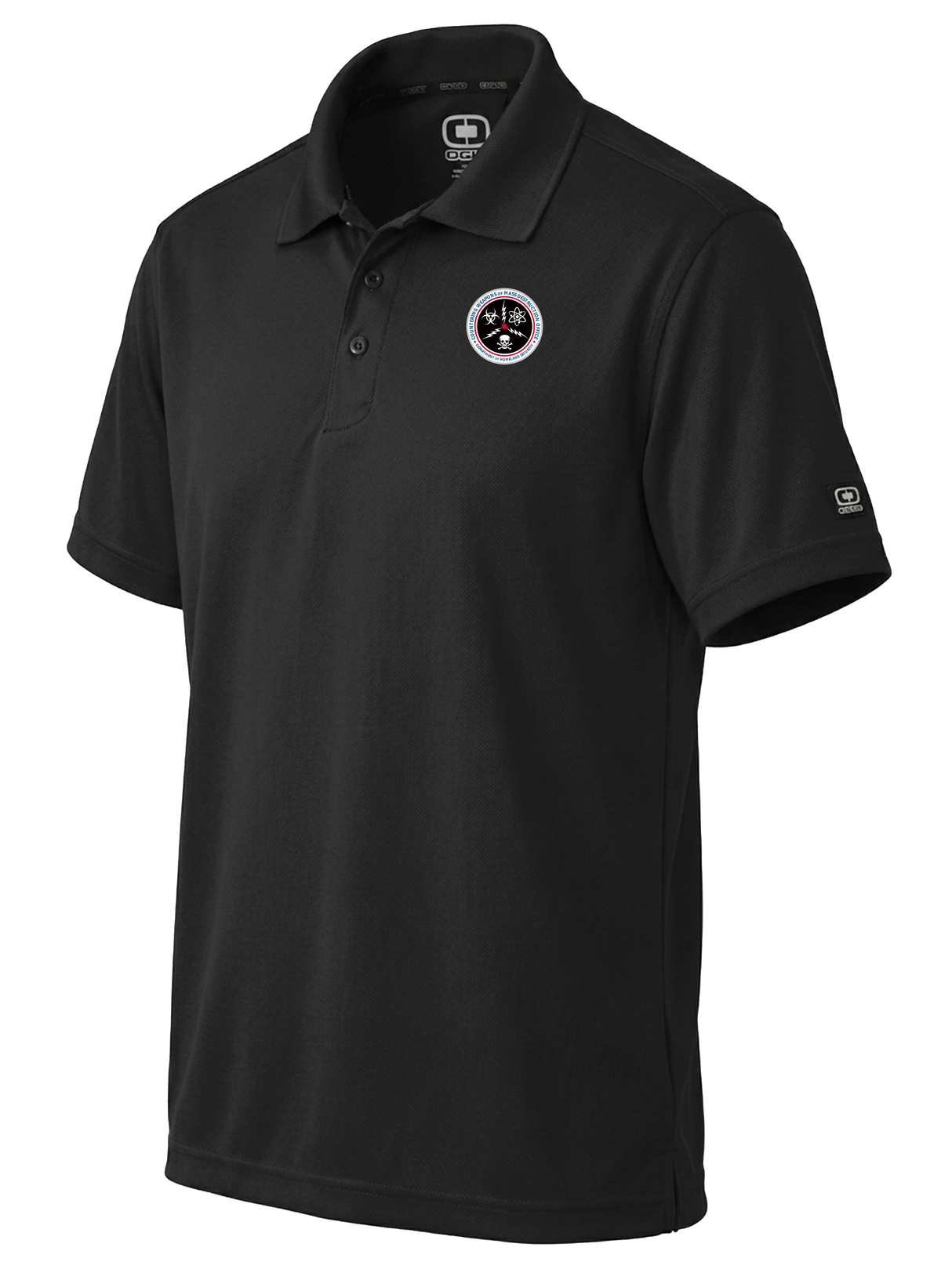 Countering Weapons of Mass Destruction Office (CWMD) Men's Polo Black government employee uniform shirt