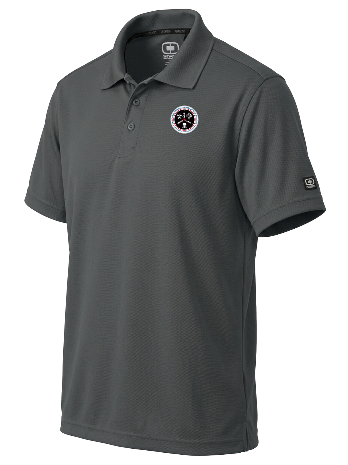 Countering Weapons of Mass Destruction Office (CWMD) Men's Polo Slate Gray government employee uniform shirt