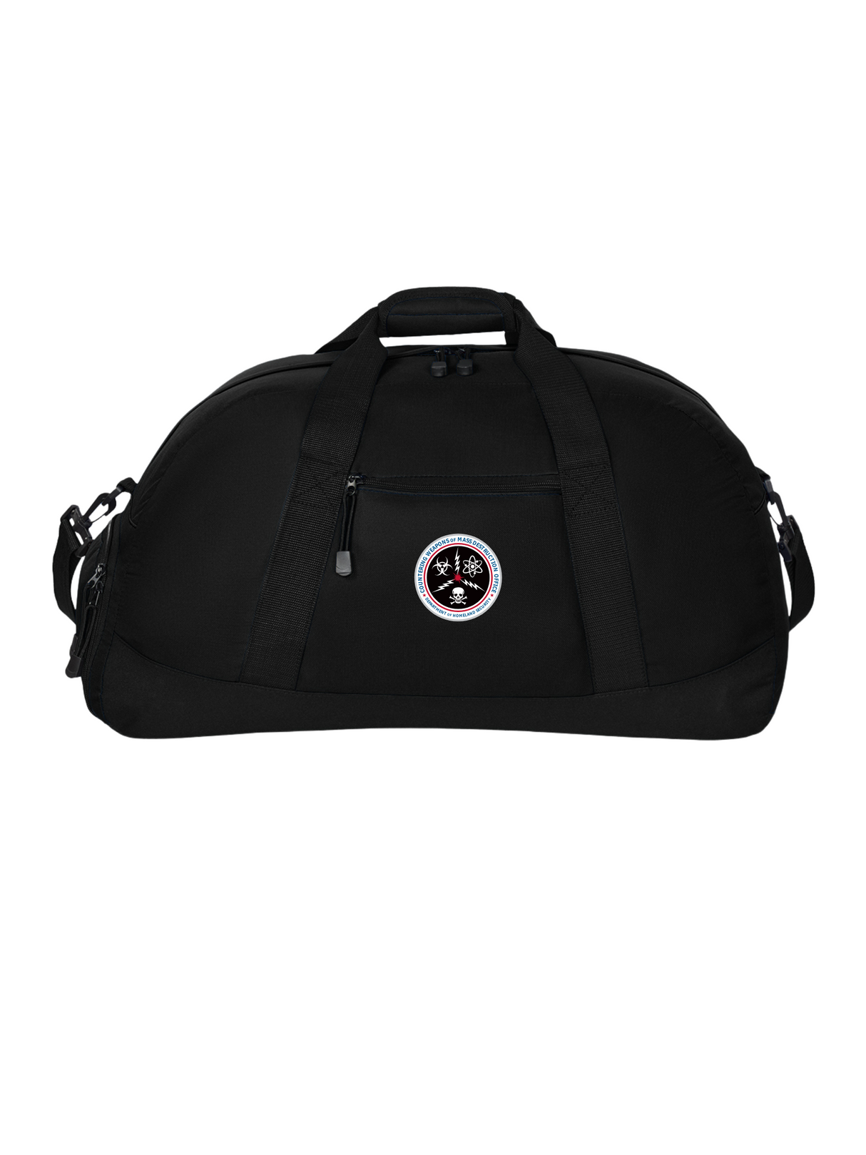 CWMD_PortAuthority_DuffelBag_Black_Front