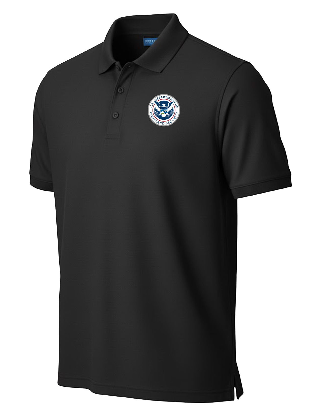 Dept. of Homeland Security Men's Polo Black government employee uniform shirt