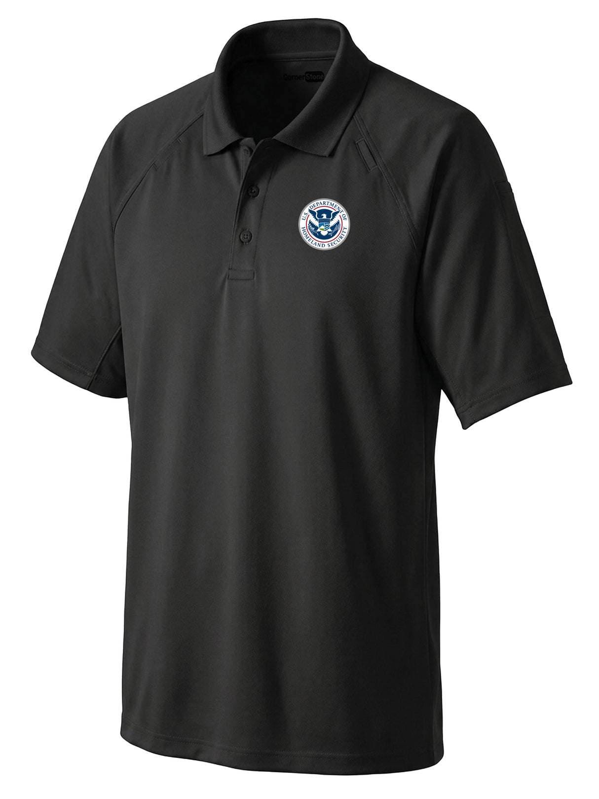 Dept. of Homeland Security Men's Tactical Polo Black government employee uniform shirt