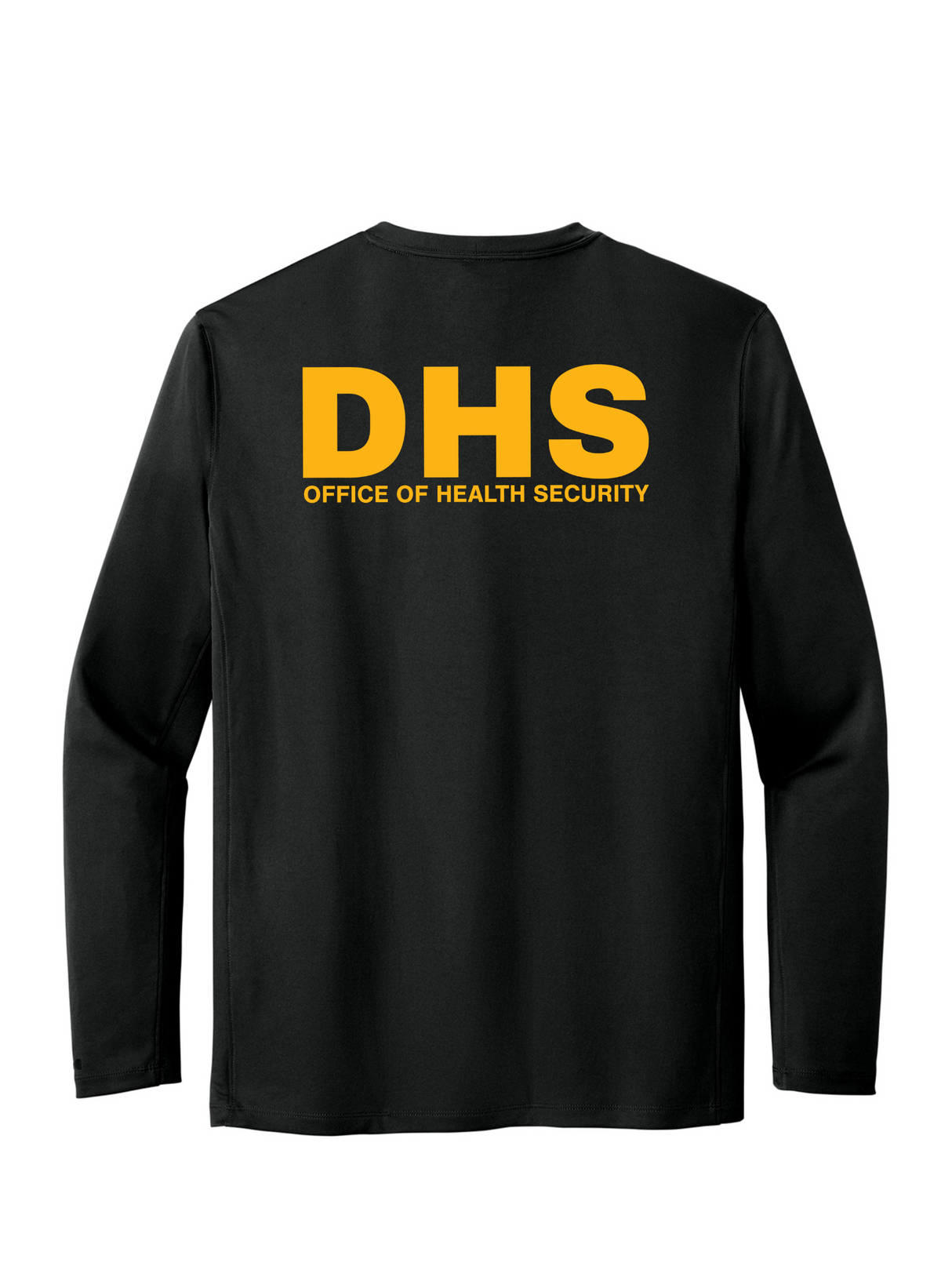 DHS OHS_Agency_Long_sleeve_Tshirt back