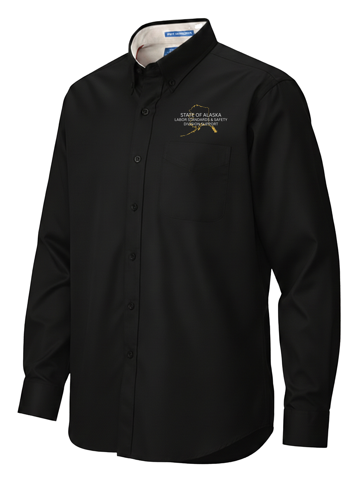 State of Alaska Department of Labor Men's Button Up