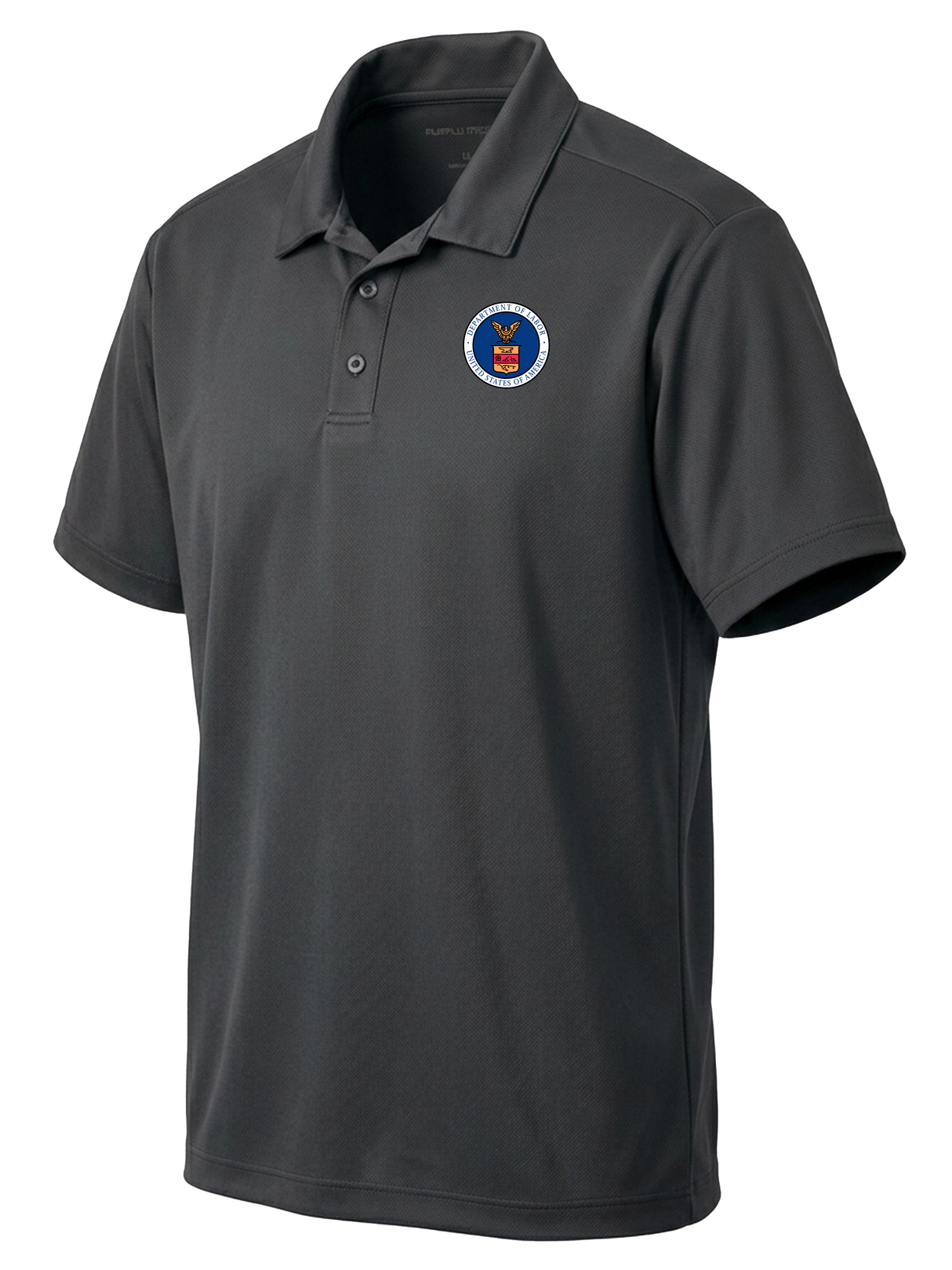 Department of Labor Men's Dri Fit Polo Slate Gray government employee uniform shirt