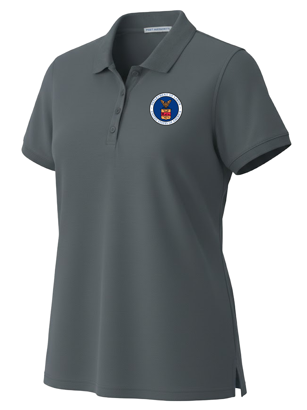 Department of Labor Women's Polo Slate Gray government employee uniform shirt